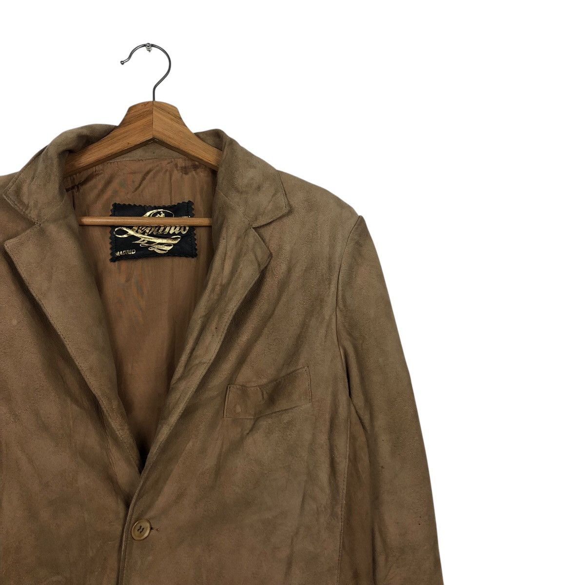 Japanese Brand 📌Vintage Genuine Leather Jacket Lepanzo Madrid Issey Miyake Size US M / EU 48-50 / 2 - 7 Thumbnail