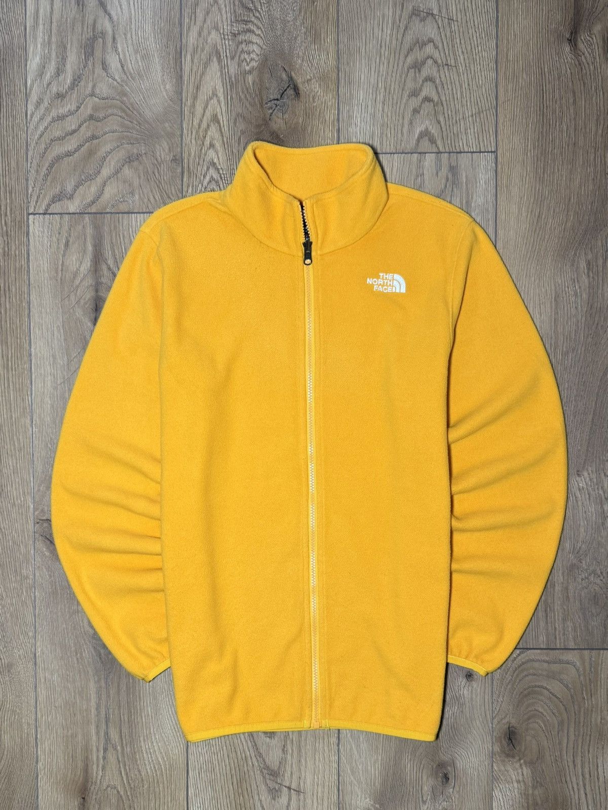 The North Face The North Face Yellow Zipped Fleece Sweatshirt Size M / US 6-8 / IT 42-44 - 6 Thumbnail