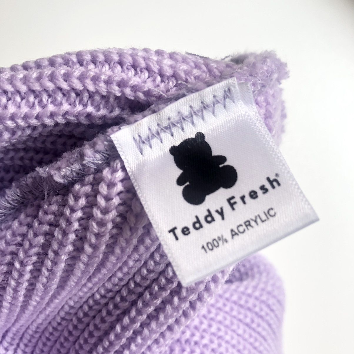 Teddy Fresh New Teddy Fresh Beanie LIGHT PURPLE Size ONE SIZE - 4 Thumbnail