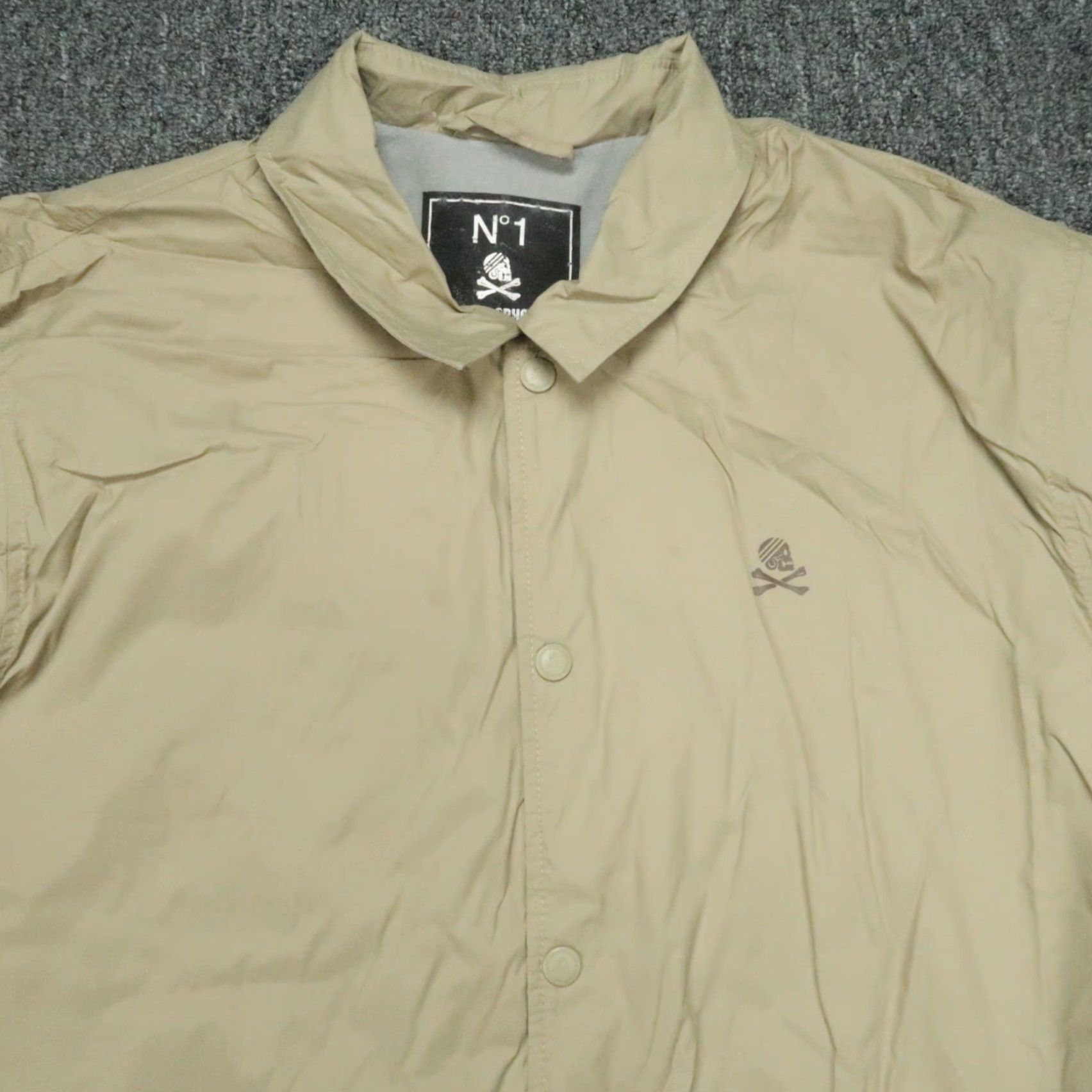 Adidas Adidas x Neighborhood Jacket Mens M Brown Tan Snap Originals Tokyo Windbreaker Regular Zip Pockets All Seasons Nylon Beige 90s Mens Size US M / EU 48-50 / 2 - 2 Thumbnail