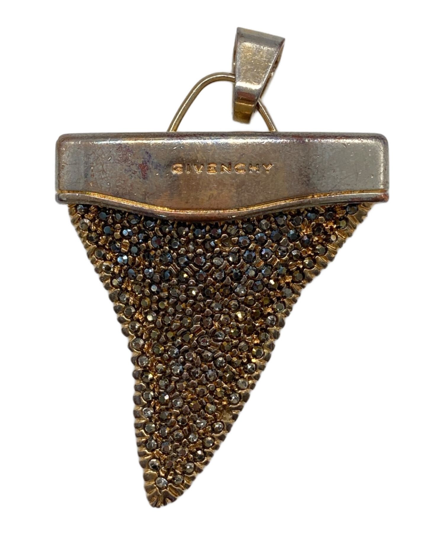 Givenchy GIVENCHY Shark Teeth Shape Necklace Pendant Gold Size ONE SIZE - 1 Thumbnail