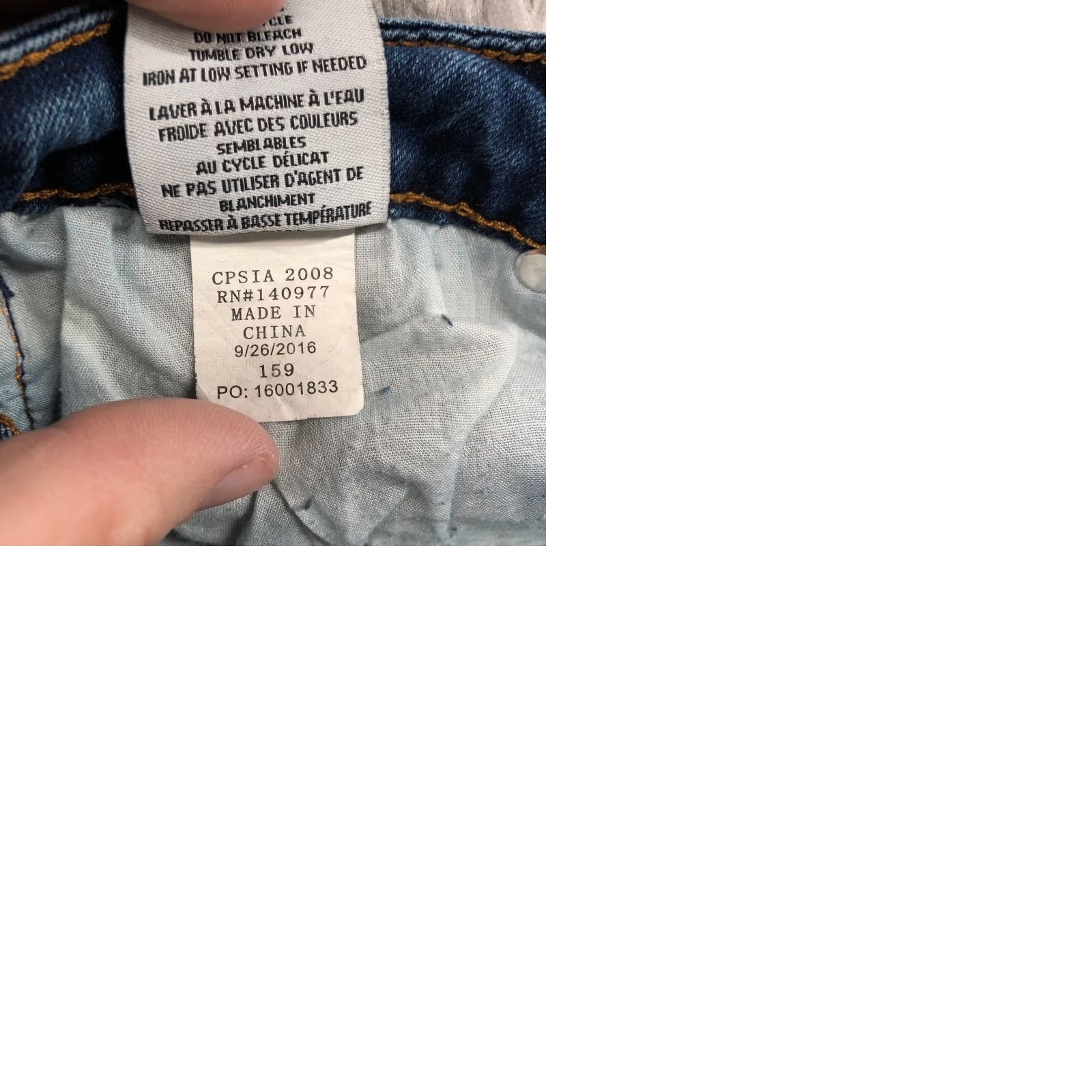 Hudson Hudson Jeans Skinny Size 14 Girls Mid Rise Dark Wash Blue Denim Girls Mens Womens Size 36" / US 14 / IT 50 - 9 Thumbnail