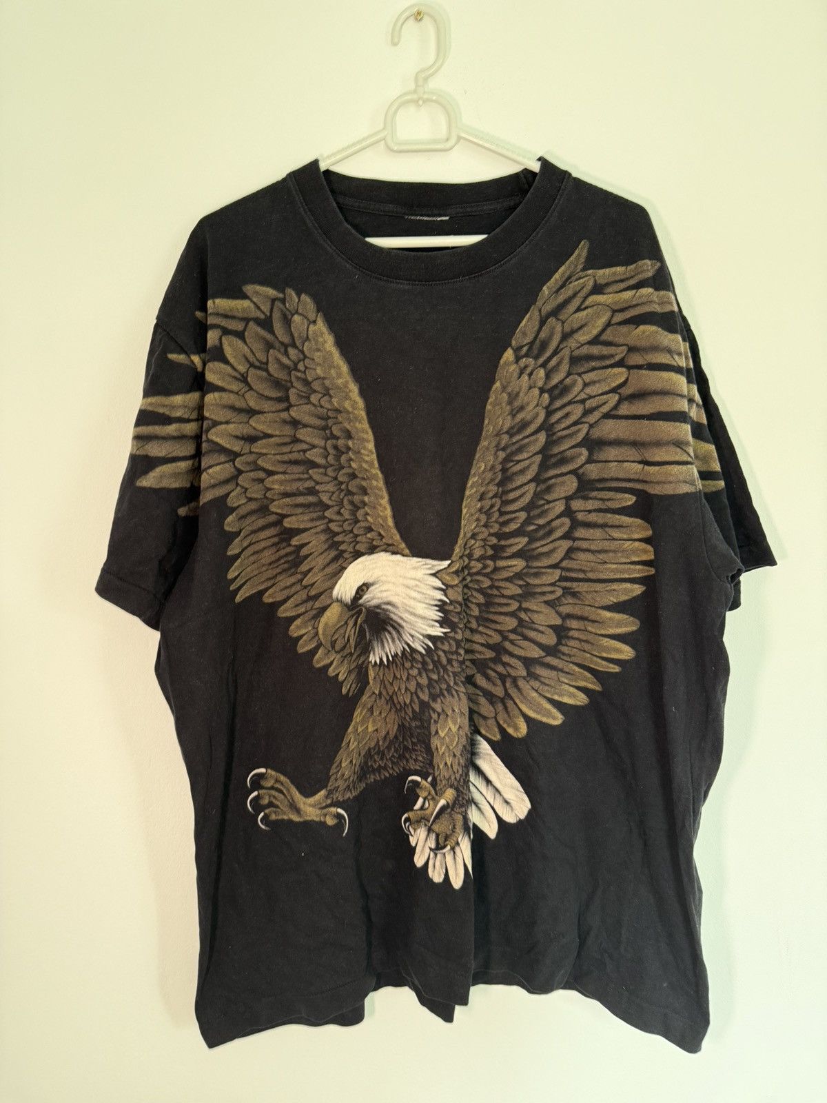 Vintage Liquid Blue American Eagle vintage merch t shirt travis XL Size US XL / EU 56 / 4 - 1 Thumbnail