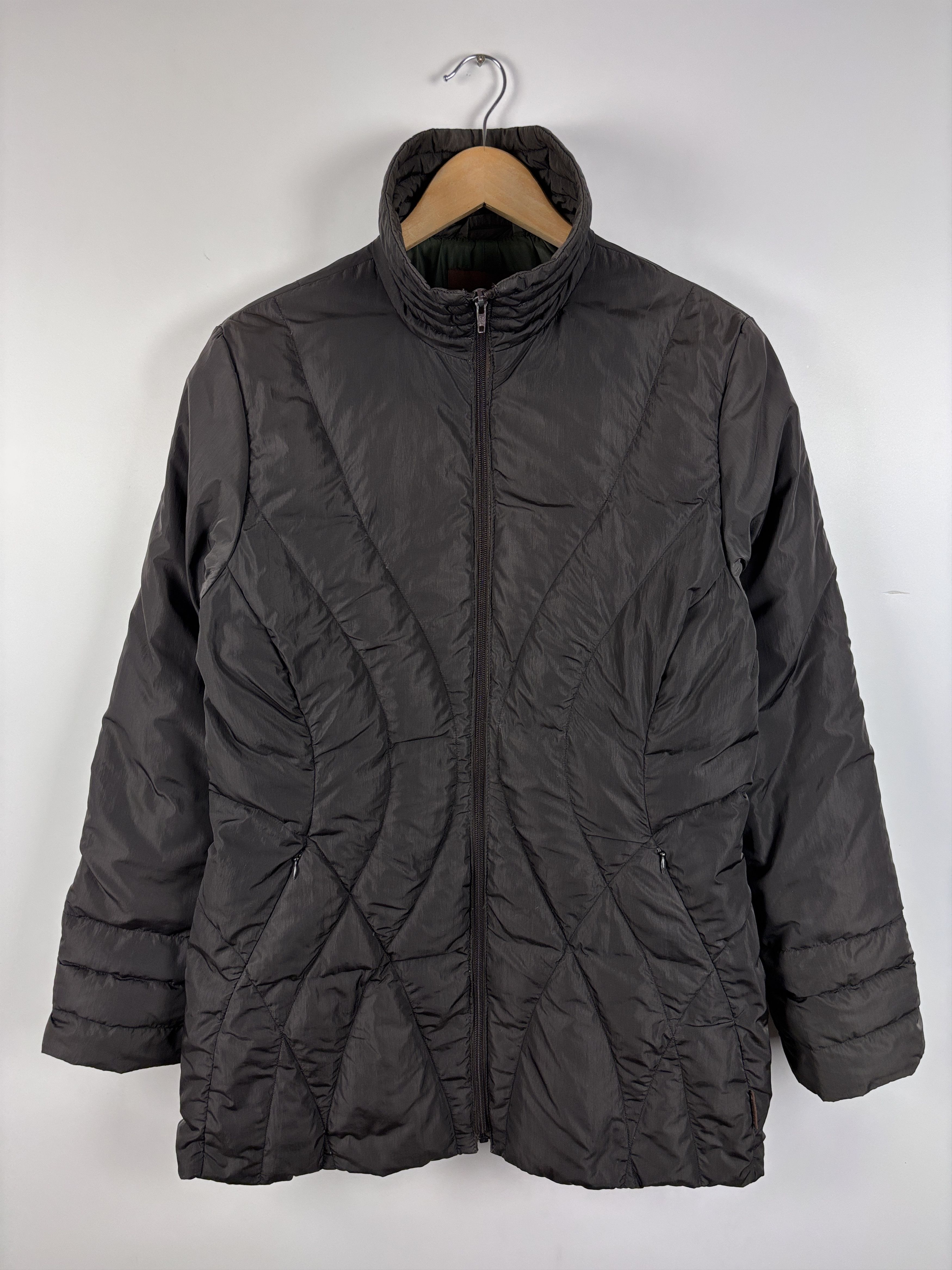 Moncler × Vintage Vintage 00s Moncler Goose Down Jacket Womens Gray Size 3 Size L / US 10 / IT 46 - 1 Thumbnail