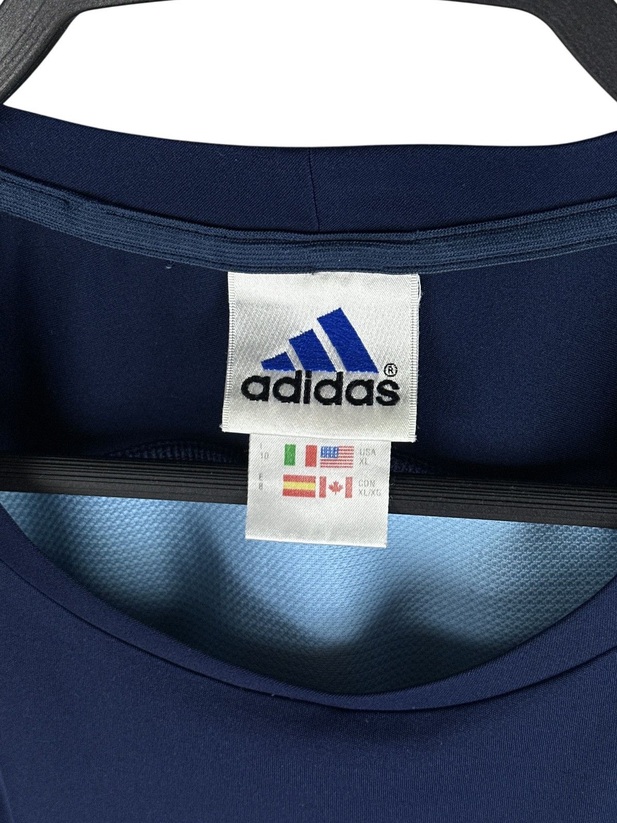 Adidas Argentina 2002/03 Away Football Soccer Jersey Shirt Adidas Size US XL / EU 56 / 4 - 4 Thumbnail