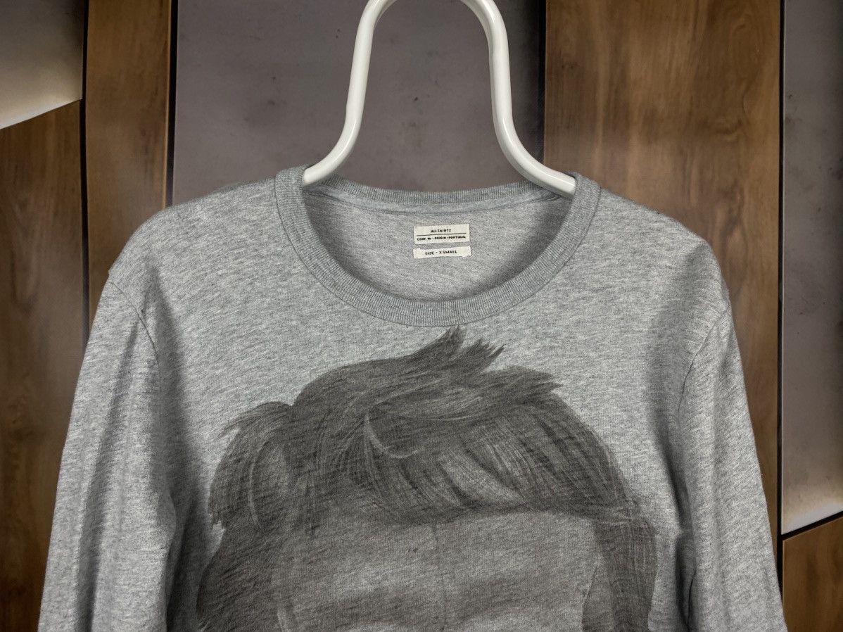 Allsaints 💀Vintage 90s Sweatshirt Allsaints Skeleton Fad Logo Tee💀 Size US XS / EU 42 / 0 - 5 Thumbnail