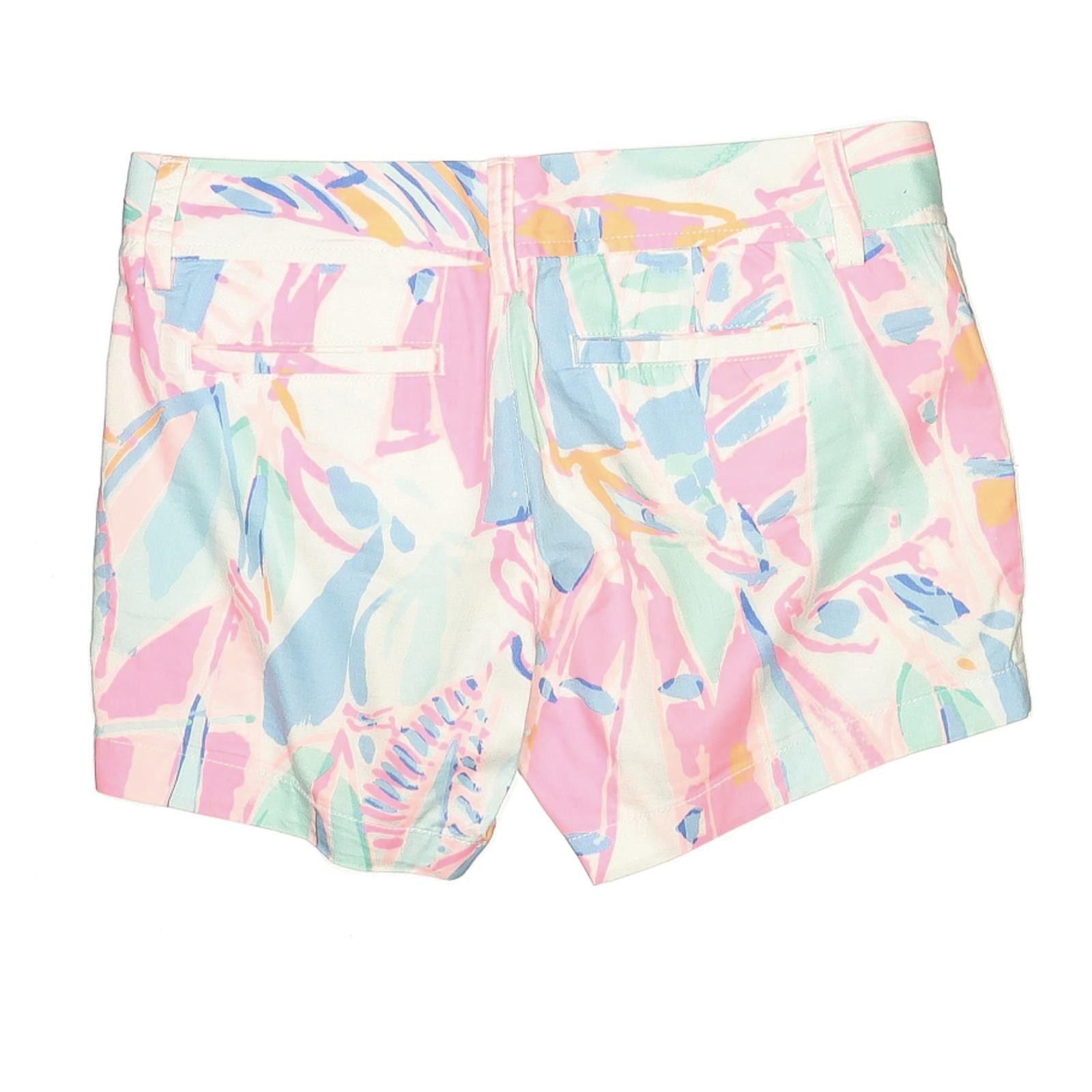 Other Lilly Pulitzer Printed Cotton Women's Casual Shorts Size 2 Size 26" / US 2 / IT 38 - 2 Thumbnail