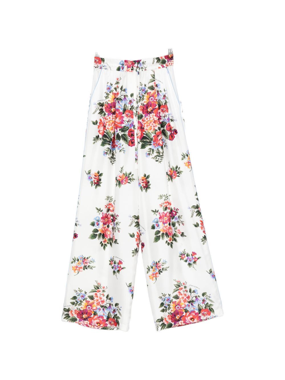 Dolce & Gabbana FLOWER PRINT SILK TROUSERS Size 28" / US 6 / IT 42 - 1 Thumbnail