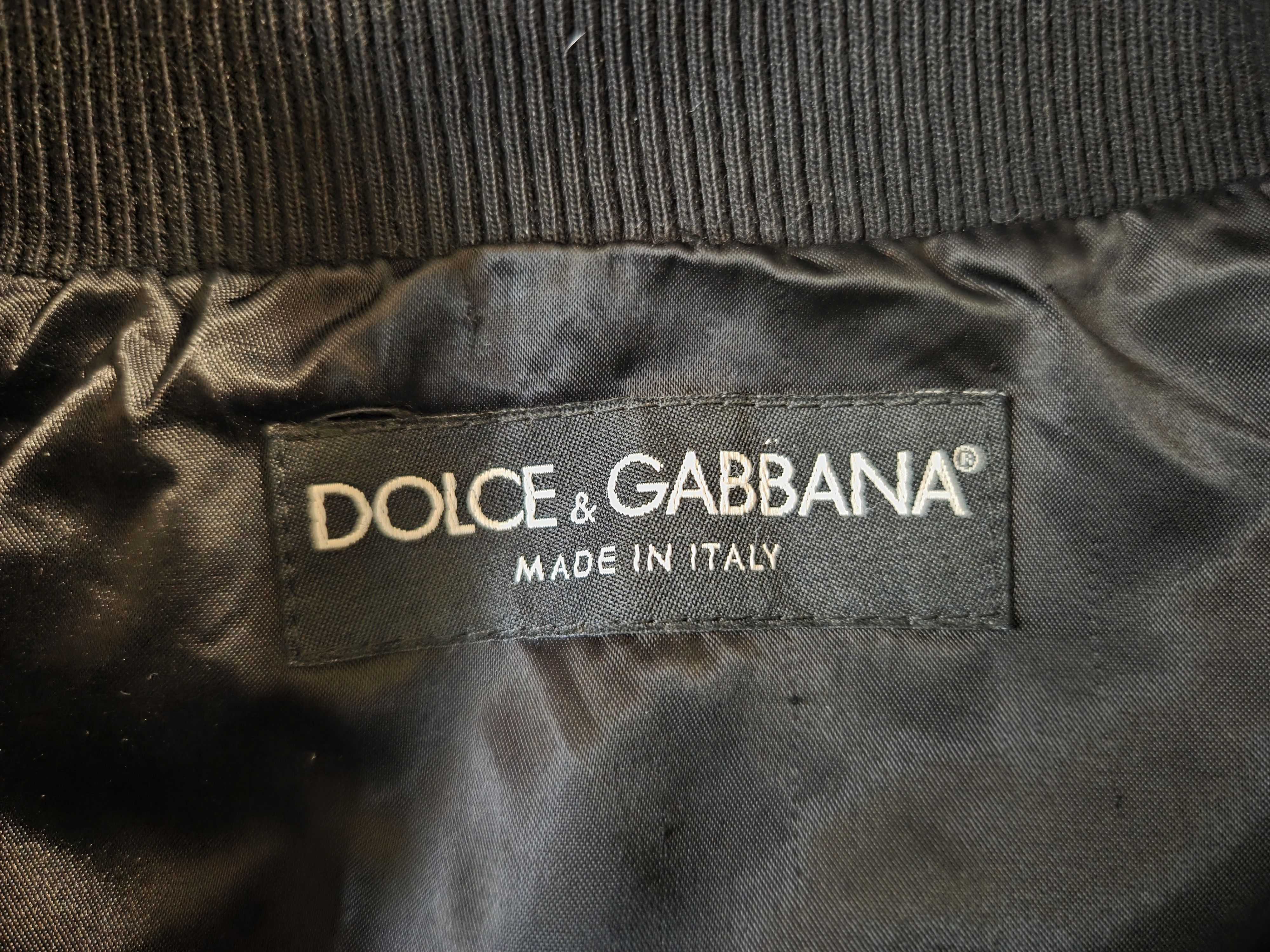 Dolce & Gabbana Dolce & Gabbana Satin Bomber Jacket Metallic Petrol Green M Size US M / EU 48-50 / 2 - 4 Thumbnail
