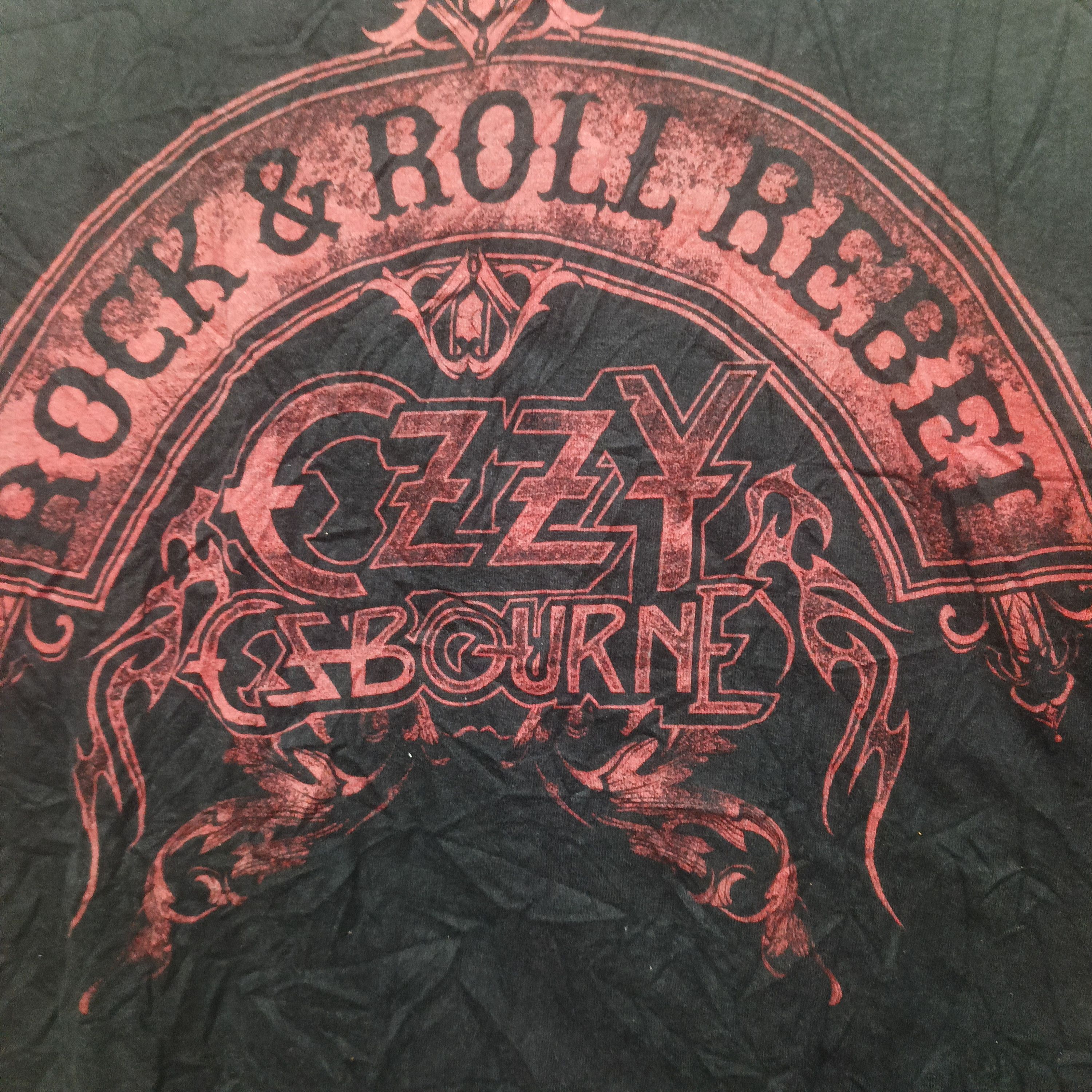 Ozzy Osbourne Ozzy Ozbourne Cross design Rock & Roll Rebel Size US L / EU 52-54 / 3 - 8 Thumbnail