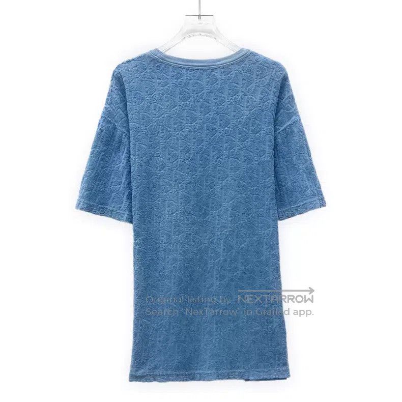 Dior Dior 23 blue logo jacquard full-print cotton round-neck sh Size US L / EU 52-54 / 3 - 2 Thumbnail