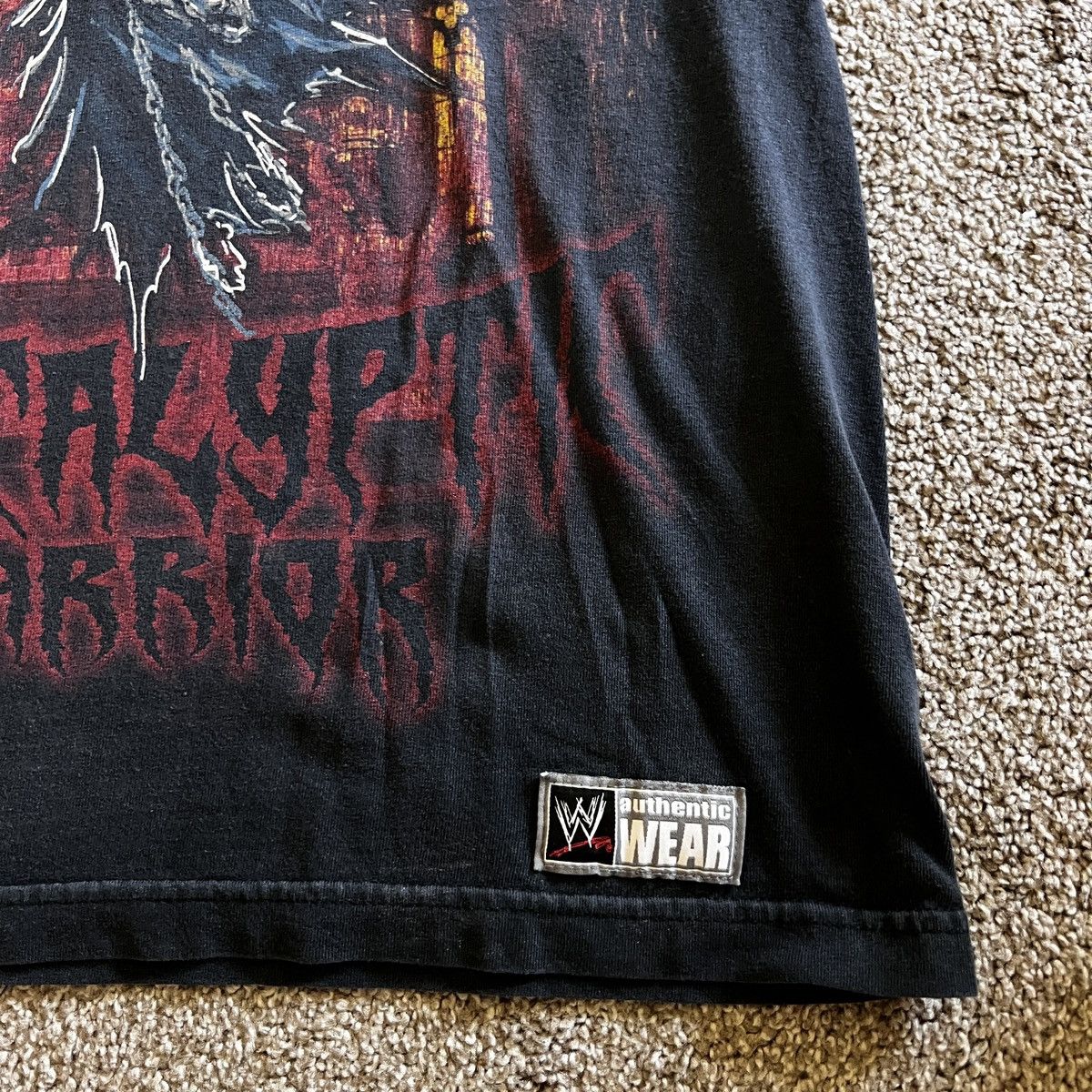 Vintage × WWE × WWF WWE Apocalyptic Warrior The Undertake Graphic Tee Size US S / EU 44-46 / 1 - 2 Thumbnail