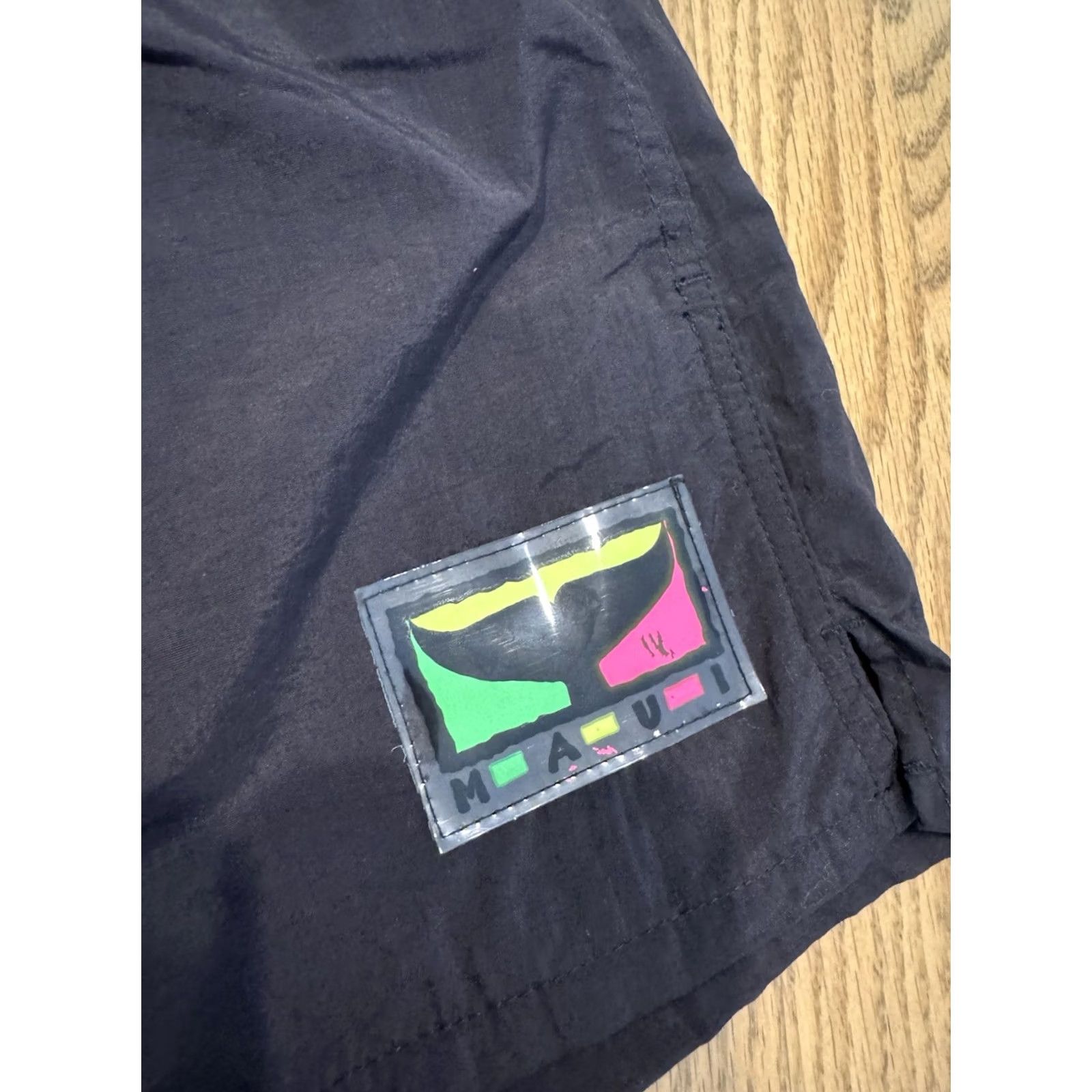 Vintage VINTAGE Crazy Shirts Swim Trunks Maui Medium NOS Bathing Suit Black 70s 80s 90s Aloha Hawaii Beach Retro Men M Shorts Trunks Mens Size US M / EU 48-50 / 2 - 3 Thumbnail