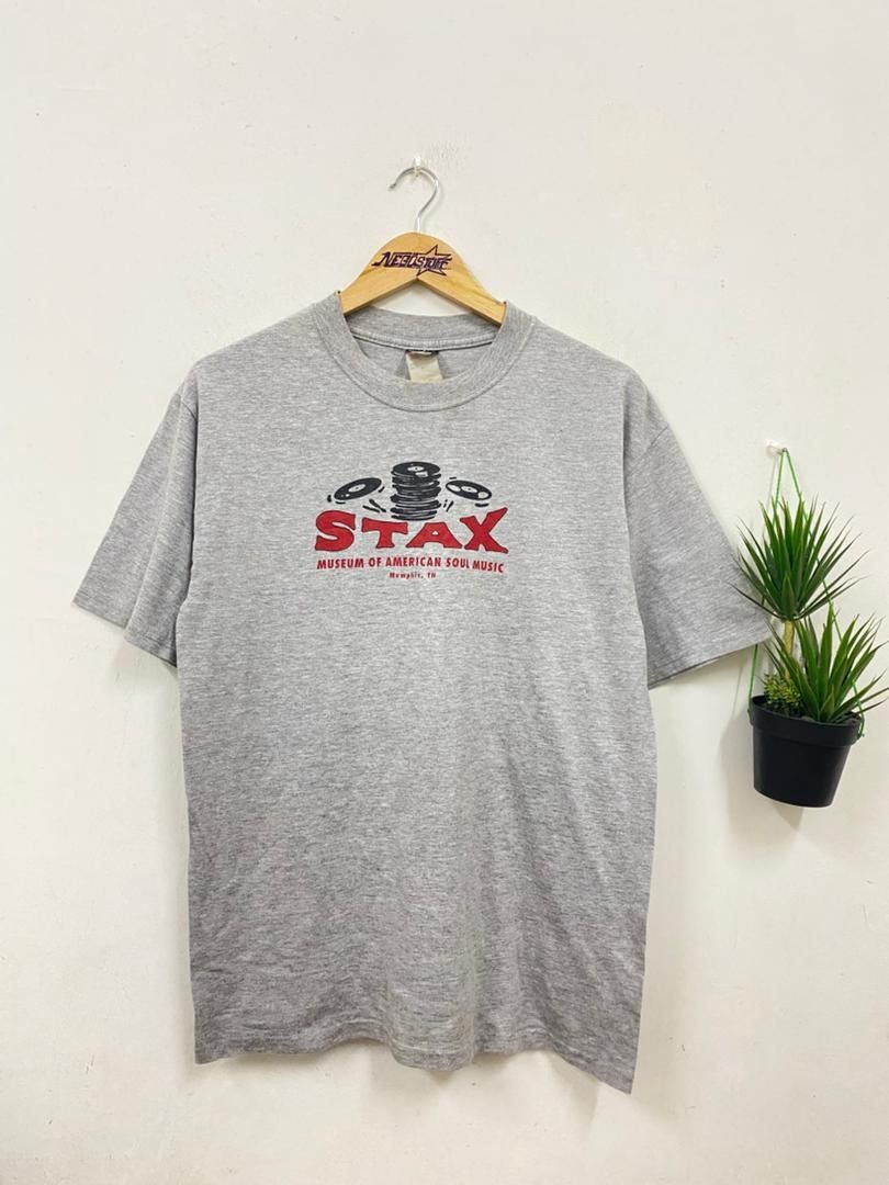 Vintage Vintage STAX Recording rave dj hip hop dope streetwear tee Size US M / EU 48-50 / 2 - 1 Thumbnail