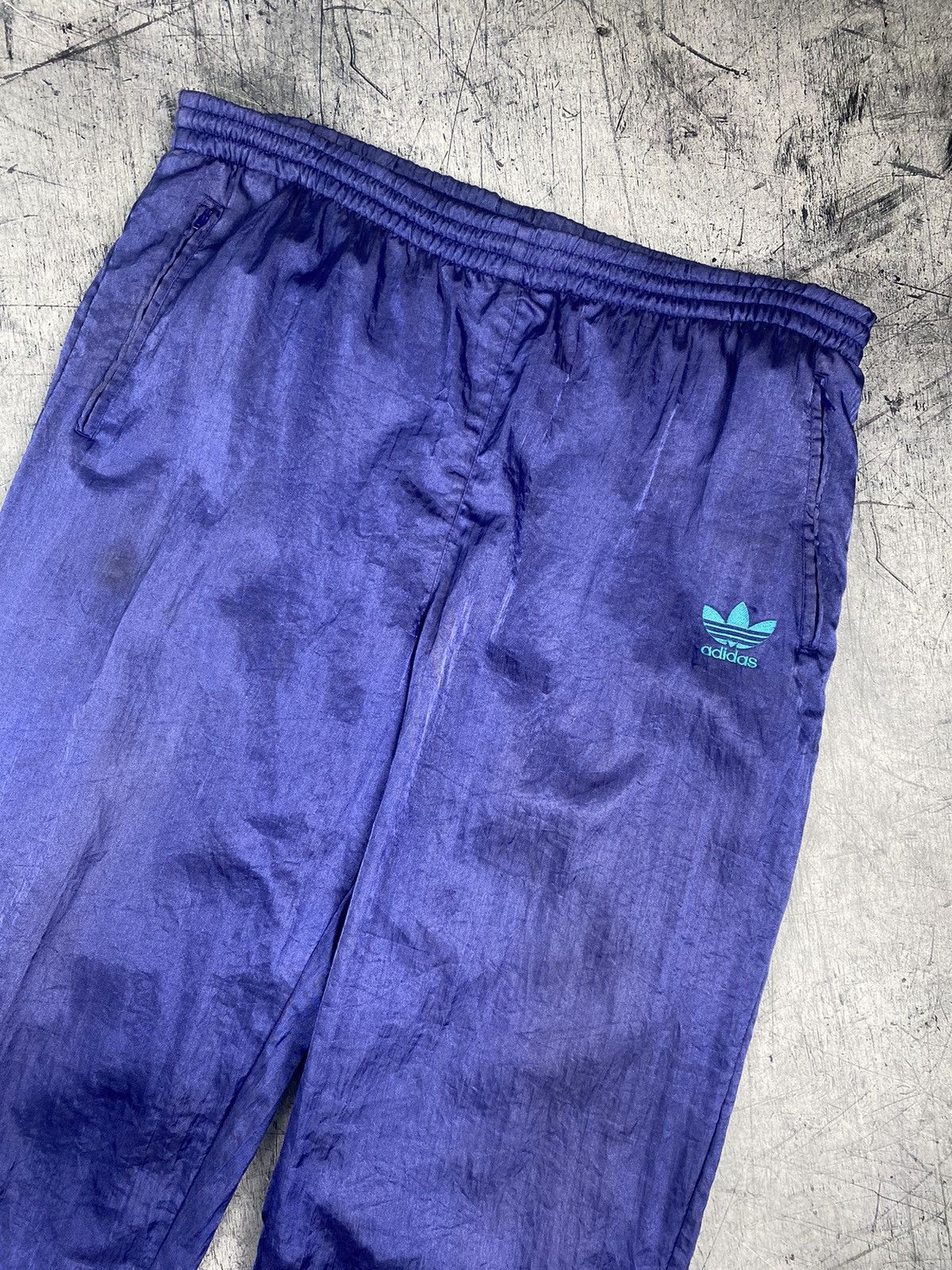 Adidas × Vintage Vintage Adidas 90s Joggers Track Pants Size XL Size US 36 / EU 52 - 3 Thumbnail