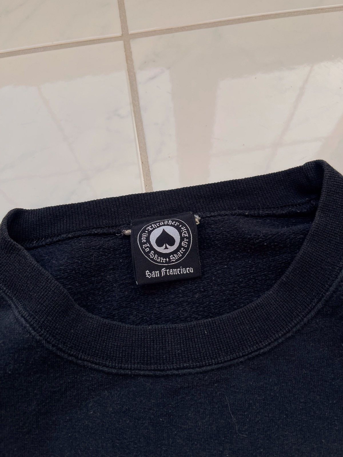 Thrasher × Vintage Vintage Y2k Thrasher Sweatshirt 90’s Size US L / EU 52-54 / 3 - 5 Thumbnail