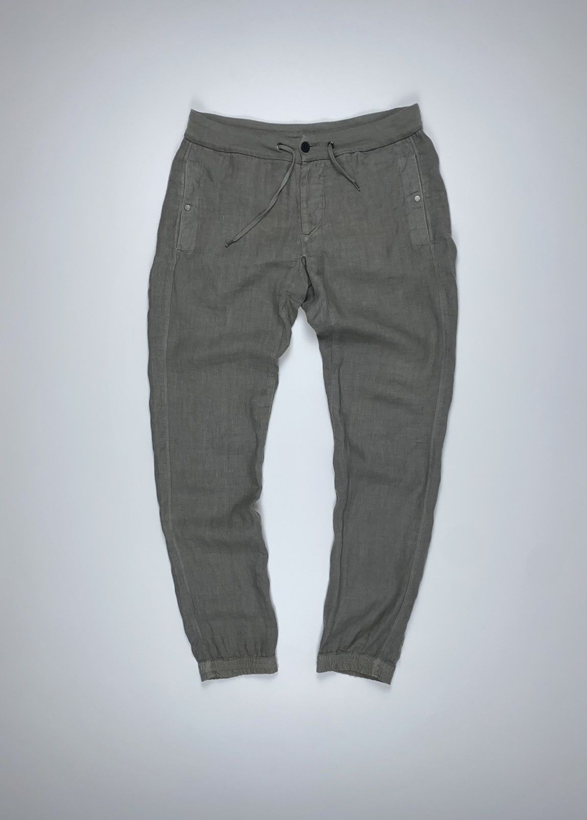 🚨 CP Company vintage gray linen blend jogger pants man’s 48