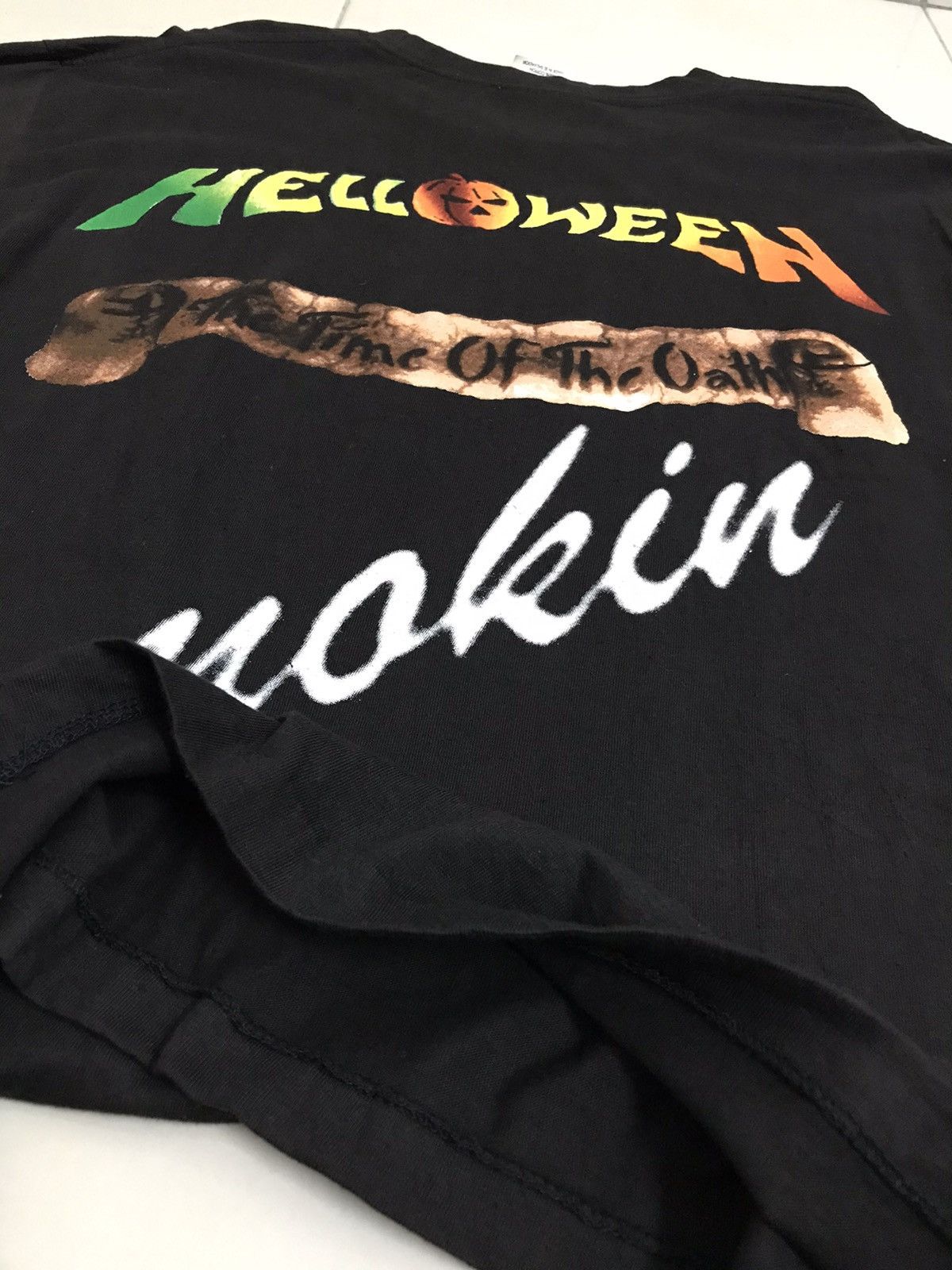 90s helloween バンドTシャツ　ヴィンテージ 90s vintage helloween band concert t shirt master ring world