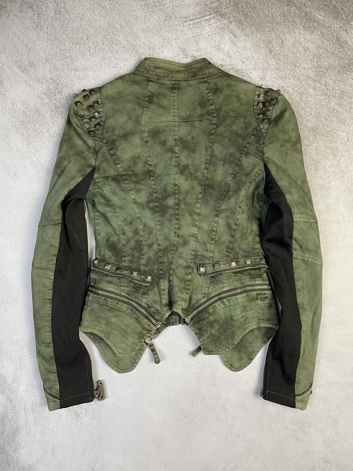 14th Addiction Y2k Archive Shalang Style Studded Avant Garde Rider Jacket Size S / US 4 / IT 40 - 9 Thumbnail