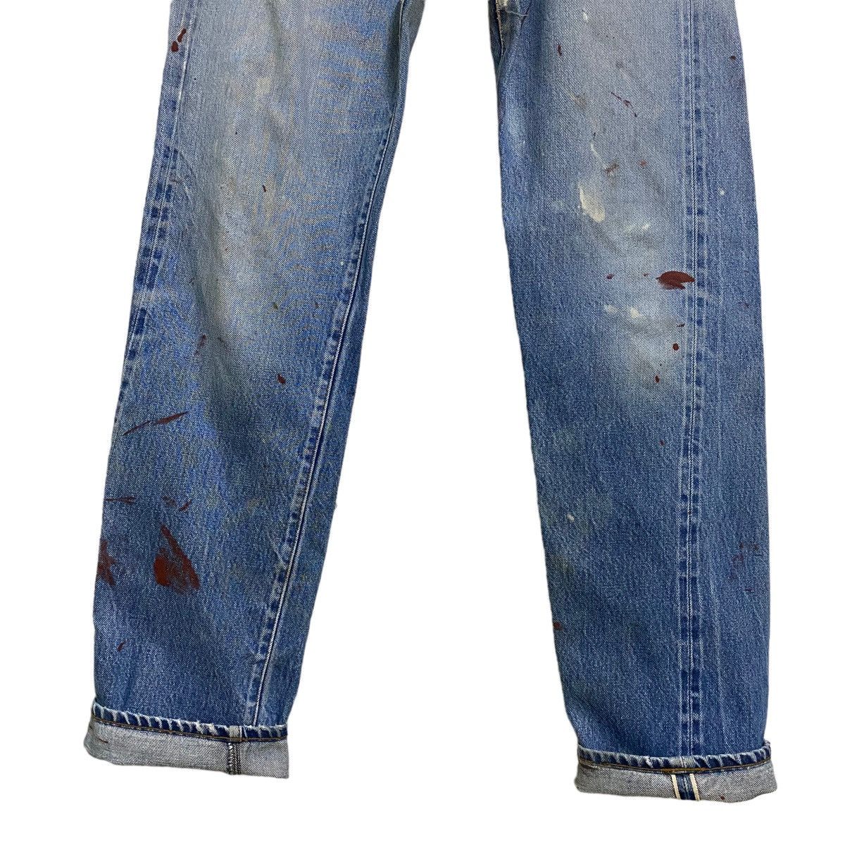 Levi's Vintage 80s Levis 501 Redline Selvedge Jeans Repaired Size US 29 - 7 Thumbnail