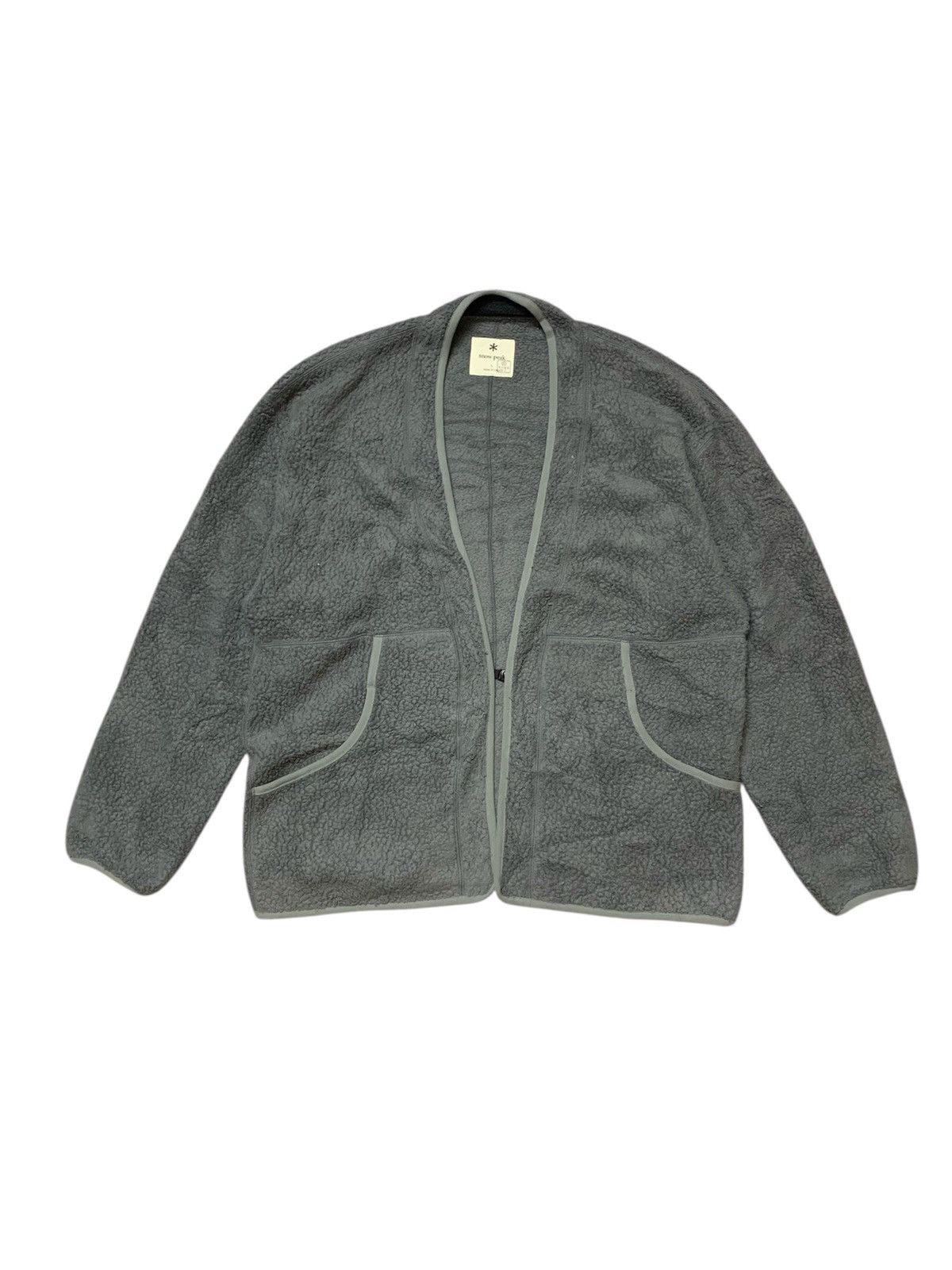 Snow Peak Snow Peak Fleece Polartec Cardigan Jacket No Button Size US L / EU 52-54 / 3 - 1 Thumbnail