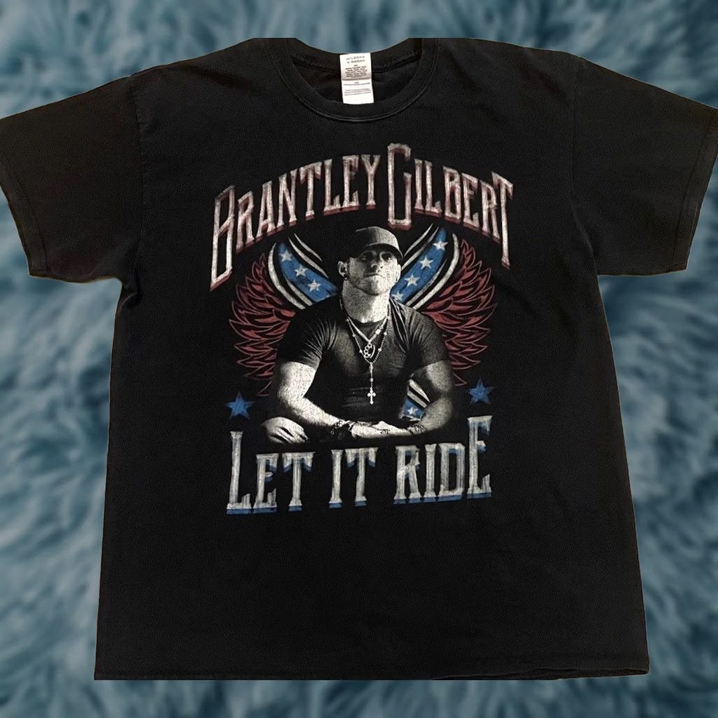 Vintage Vtg Brantley Gilbert Tour Shirt L Concert Rock Grunge 90s Black Mens Size US L / EU 52-54 / 3 - 1 Thumbnail