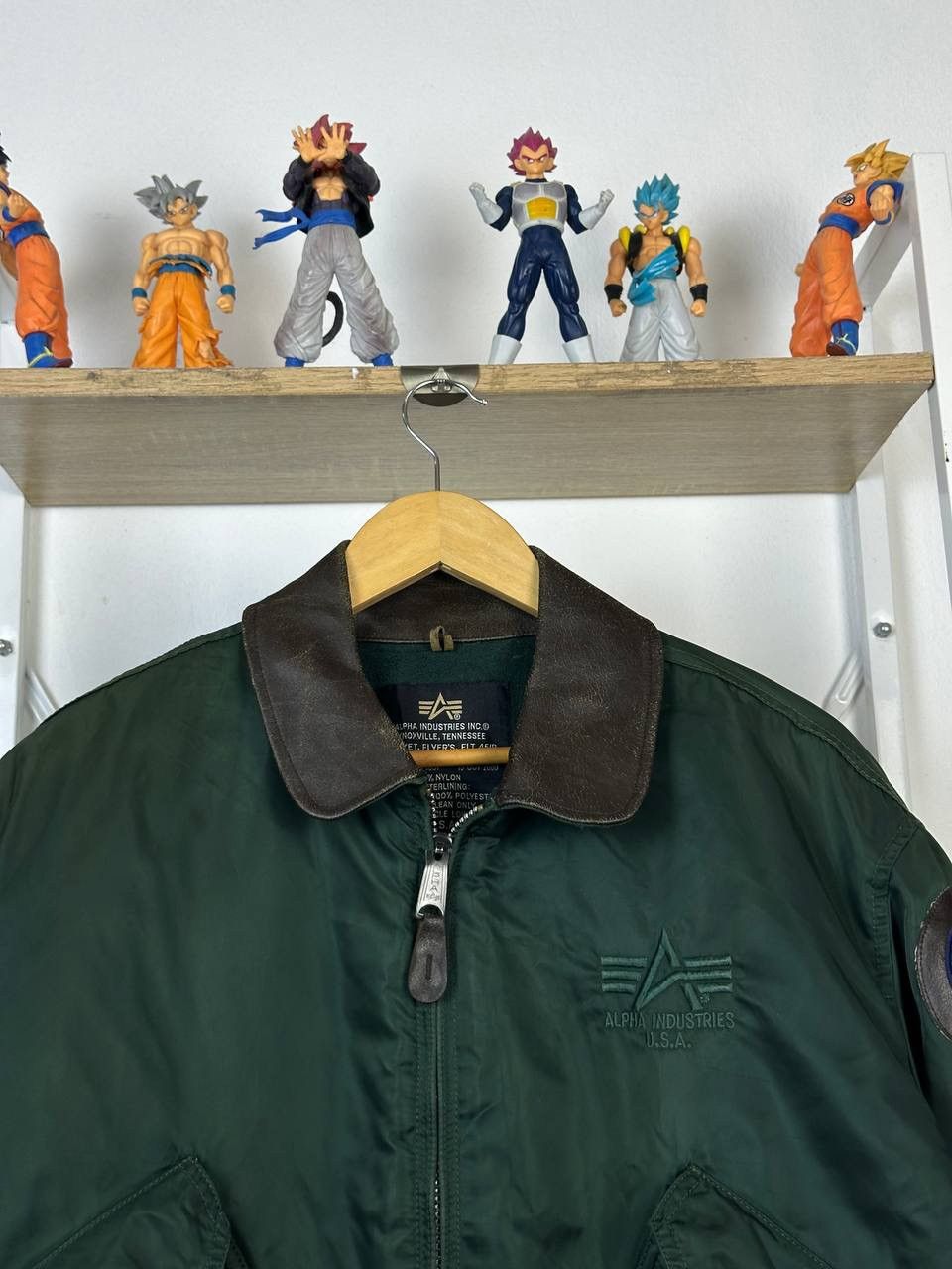 Alpha Industries × Vintage Vintage Alpha Industries CWU-45P Bomber Jacket (Pit 25.5) Size US L / EU 52-54 / 3 - 2 Thumbnail