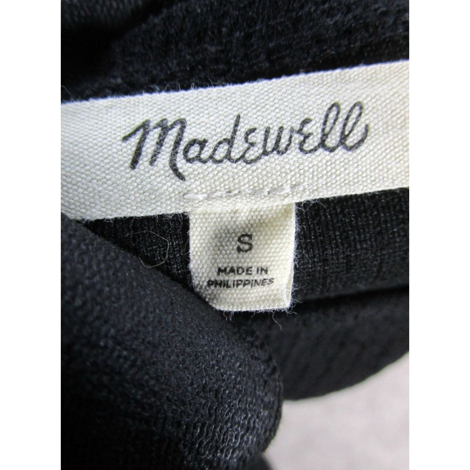 Madewell Madwell Shirt Womens Small Black Blouse Size S / US 4 / IT 40 - 3 Thumbnail