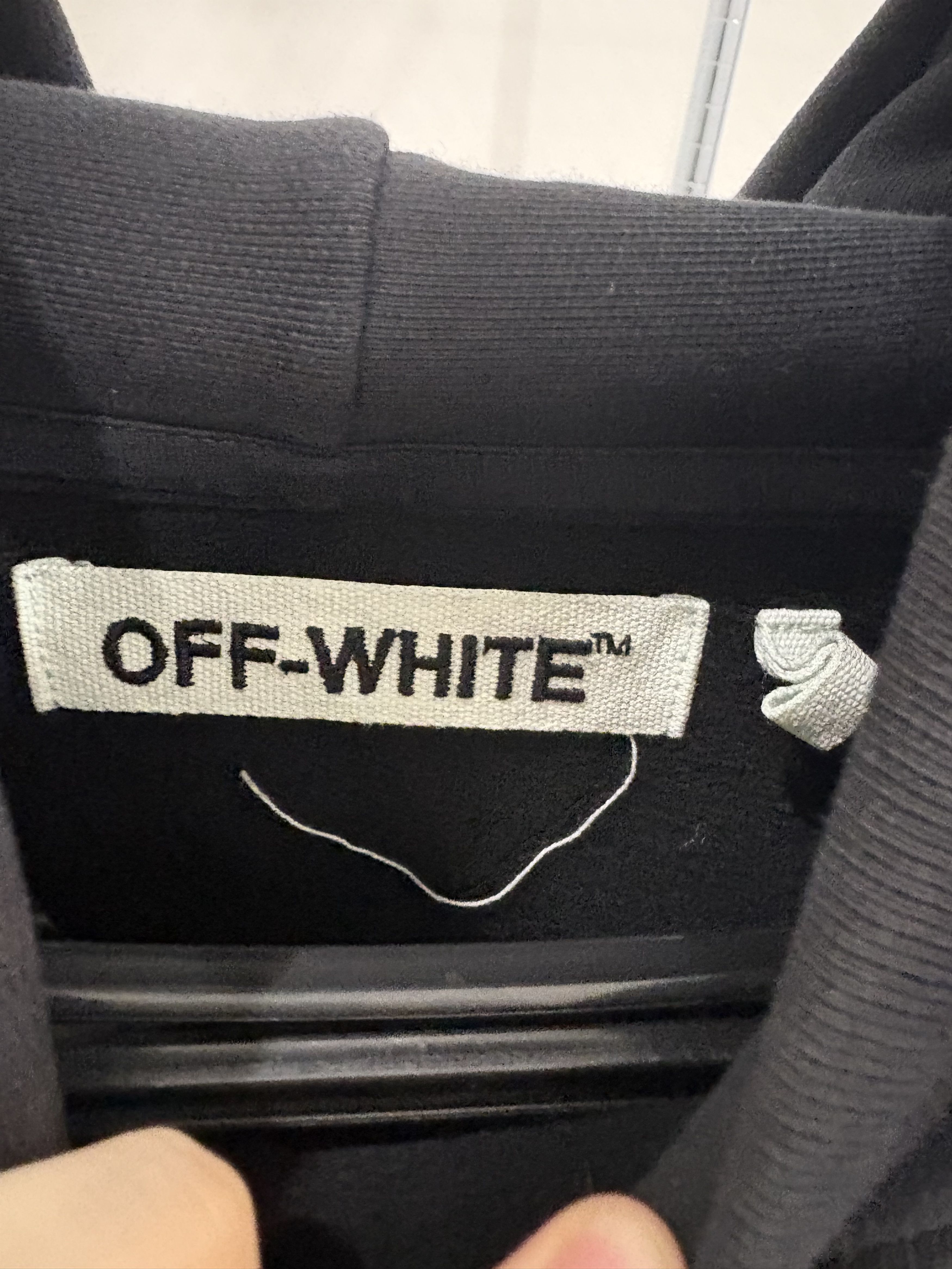 Off-White Off-White c/o Virgil Abloh Nebraska "CUT OFF" Hoodie Size US L / EU 52-54 / 3 - 4 Thumbnail