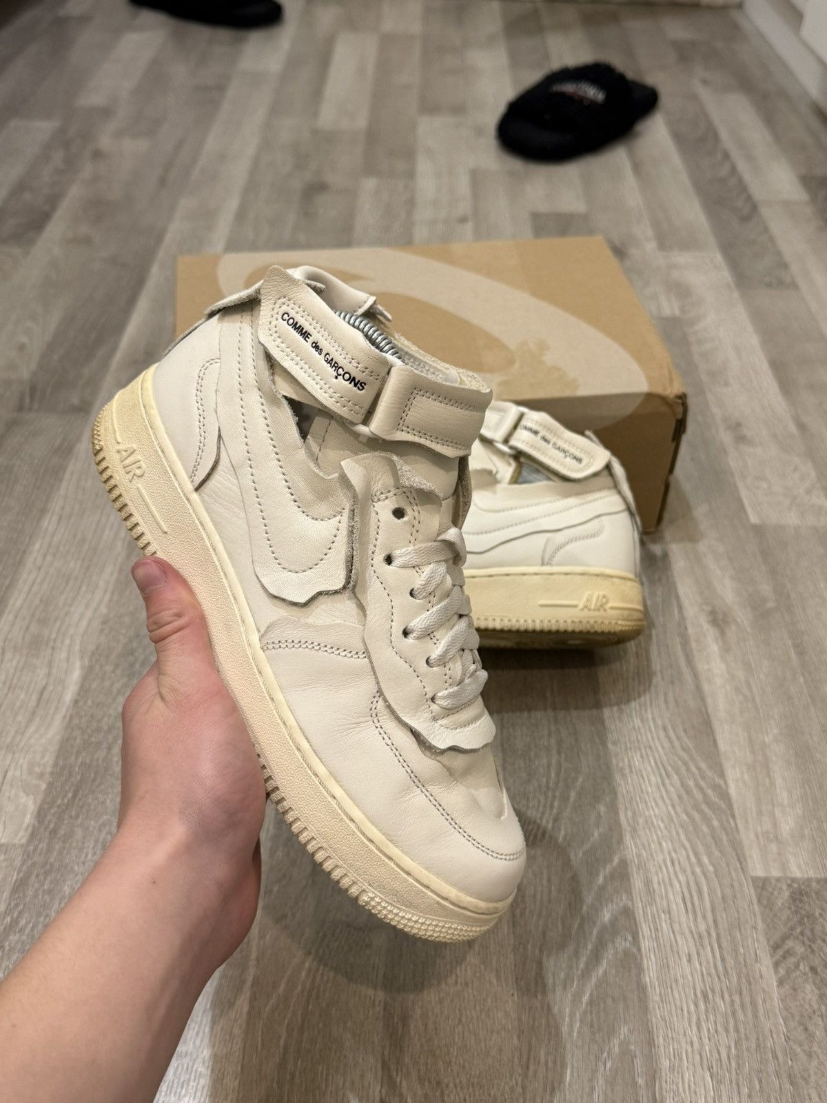 Comme des Garcons × Nike Af1 Mid cdg Size US 7 / EU 40 - 1 Thumbnail