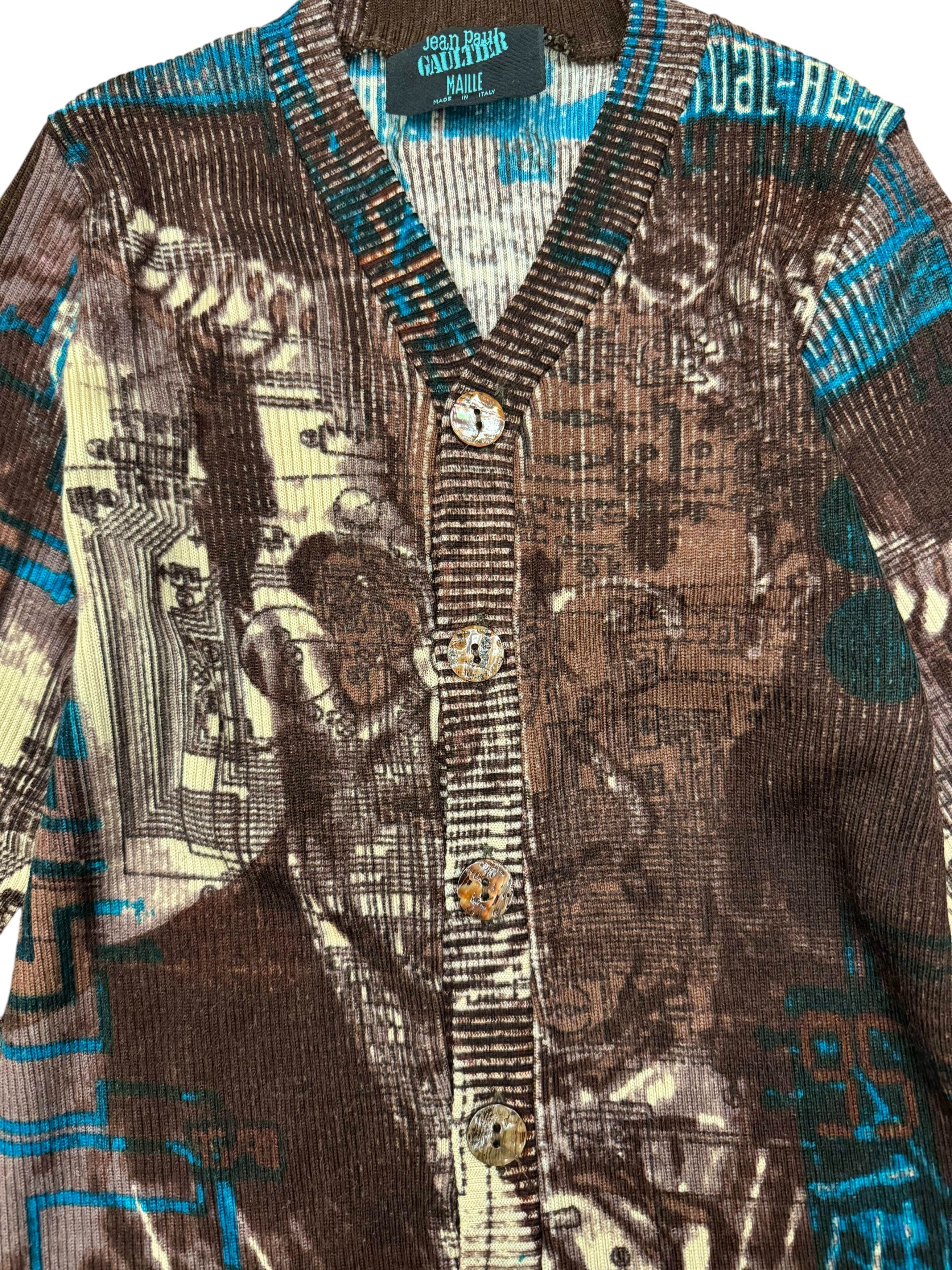 Jean Paul Gaultier CYBER INFERNO CARDIGAN Size S / US 4 / IT 40 - 3 Thumbnail