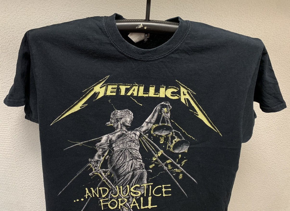 Band Tees Metallica and justice for all vintage band rock t-shirt M as Size US M / EU 48-50 / 2 - 3 Thumbnail