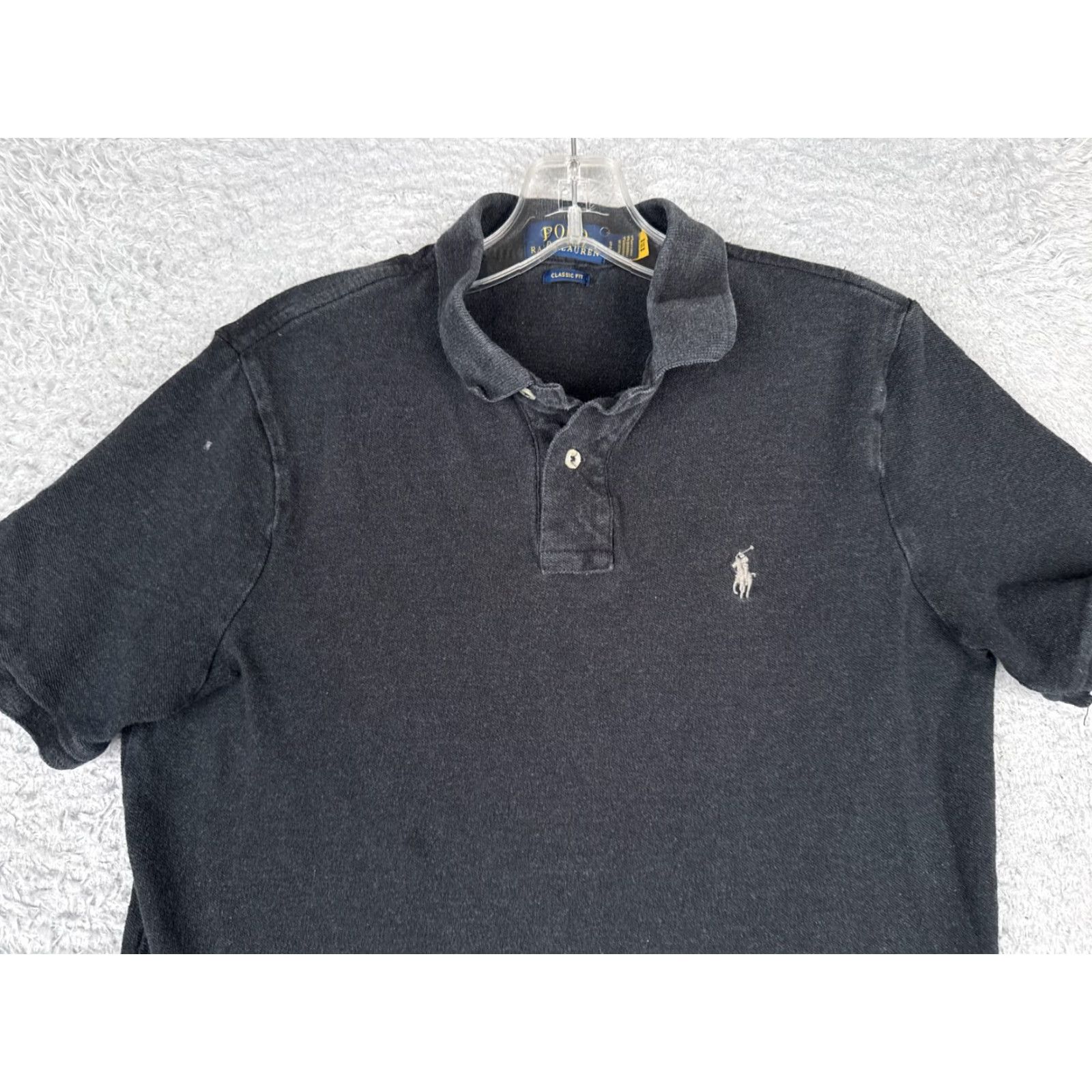 Ralph Lauren Ralph Lauren Polo Shirt Men Small Dark Gray 100% Cotton Classic Fit Polo Shirt Size US S / EU 44-46 / 1 - 4 Thumbnail