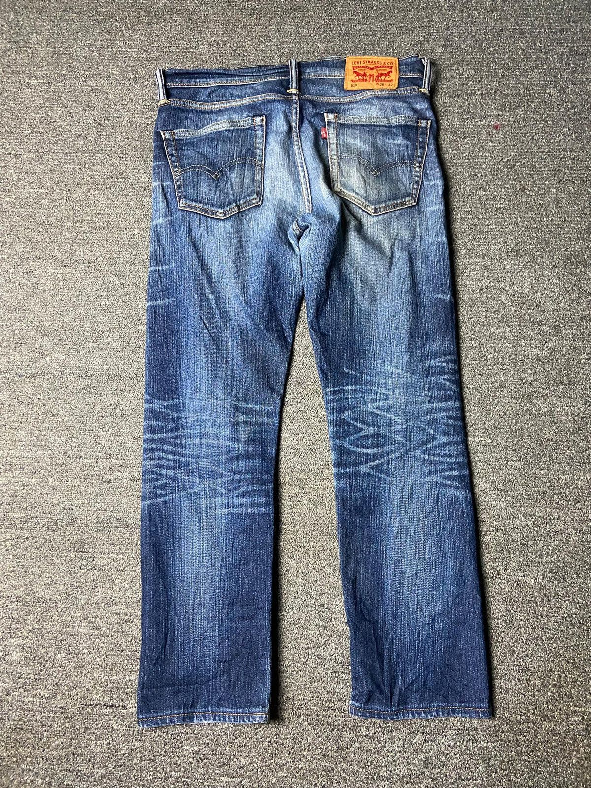 Levi's Levis Strauss Co. 510 Distressed Jeans (162) Size US 30 / EU 46 - 2 Thumbnail