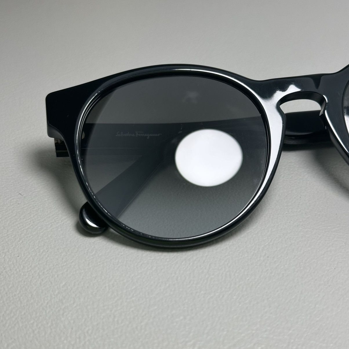 Salvatore Ferragamo Salvatore Ferragamo SF1068S Grey Gradient Round Sunglasses Size ONE SIZE - 6 Thumbnail