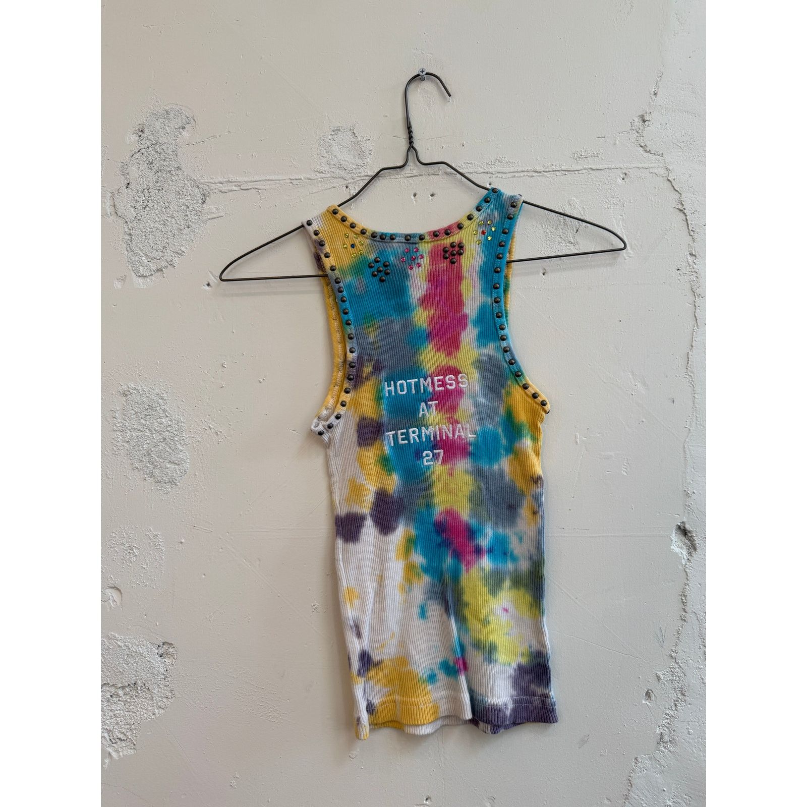 The Great China Wall Great China Wall x Hot Mess Tie Dye Studded Tank Top Size M / US 6-8 / IT 42-44 - 4 Thumbnail