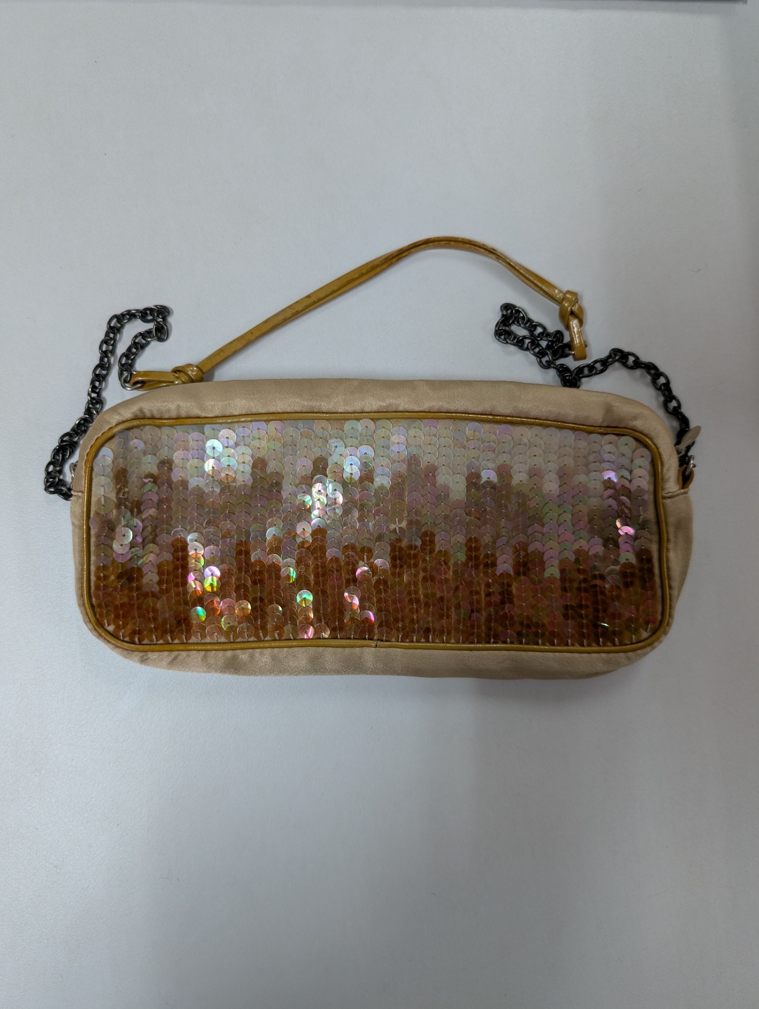 Prada Prada Vintage Gold Sequined Handbag Size ONE SIZE - 2 Thumbnail