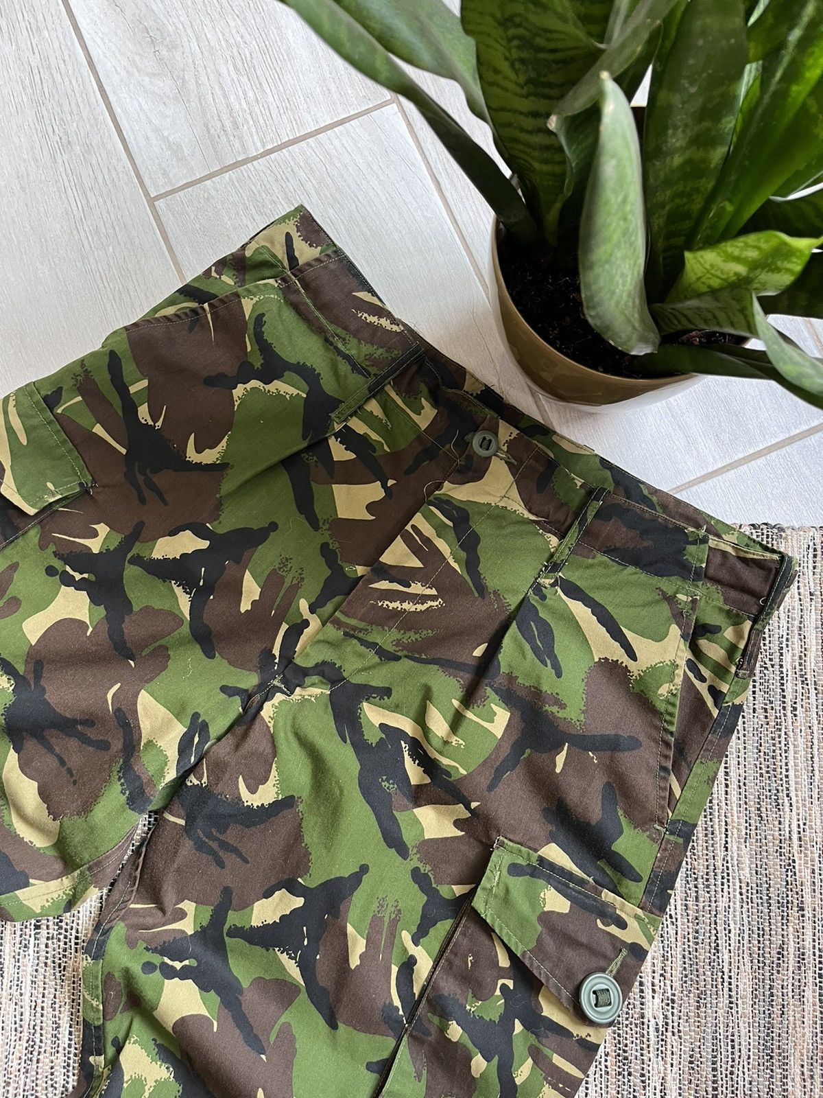 Vintage Vintage Camo Combat trousers pants cargo drawstrings Size US 32 / EU 48 - 3 Thumbnail