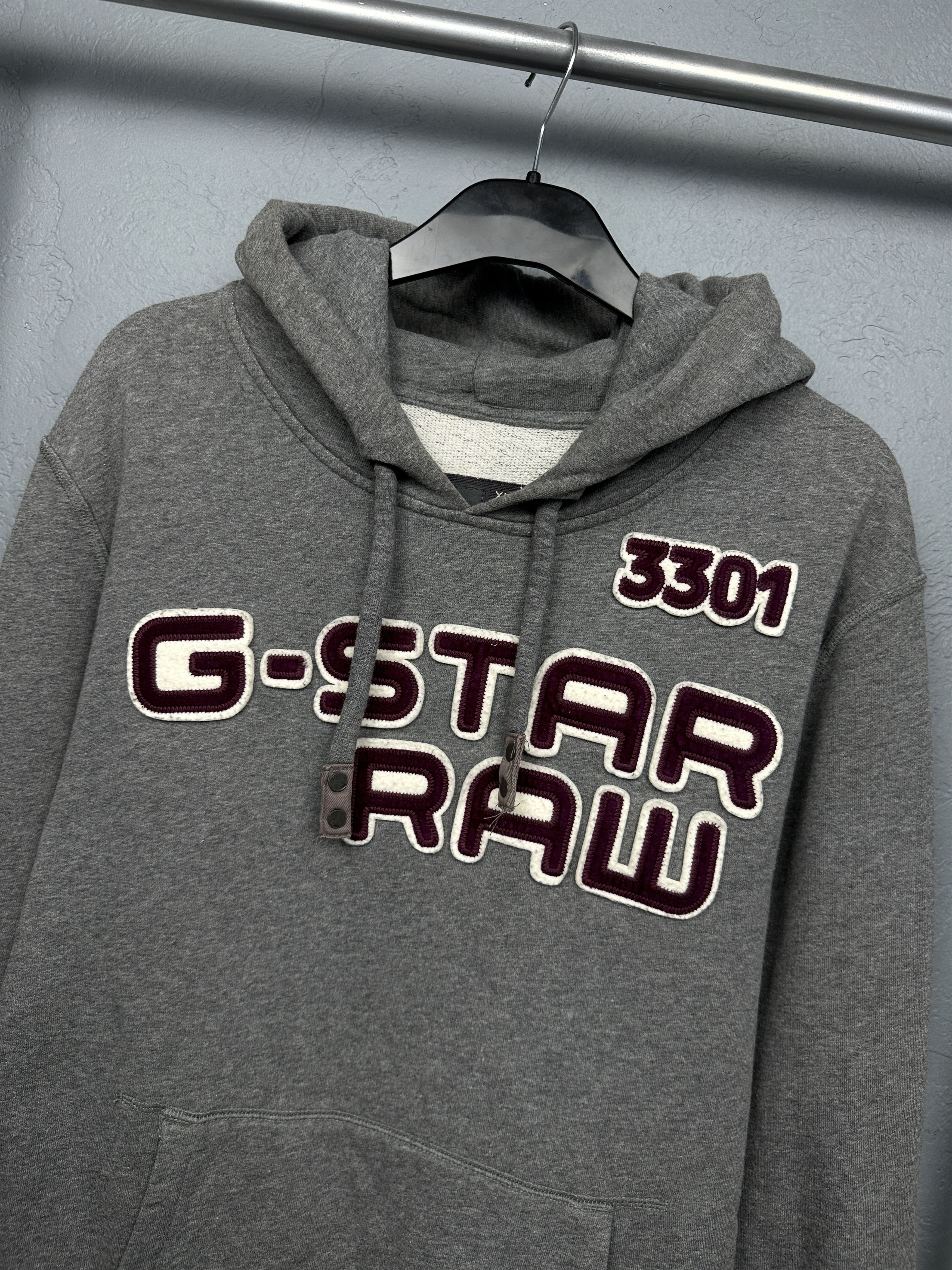 G-Star G Star Raw Mens Scott Retro Hoodie Hooded Sweatshirt Size US XL / EU 56 / 4 - 2 Thumbnail