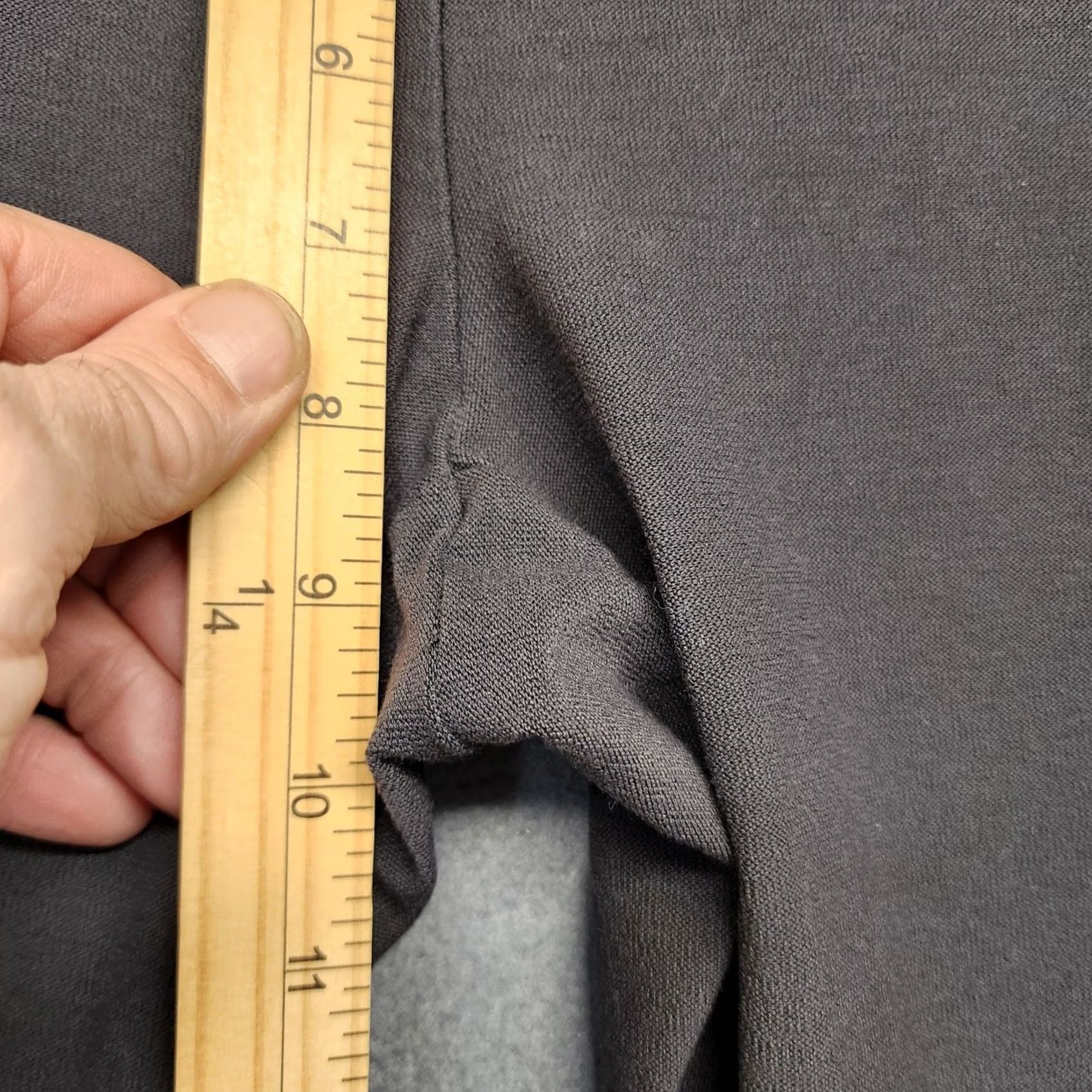 Eileen Fisher Eileen Fisher Pant Women Small Black Pull On Elastic Waist Stretch Legging Ankle Womens S Black Pull On Elastic Waist Ankle Legging Size 28" / US 6 / IT 42 - 6 Thumbnail