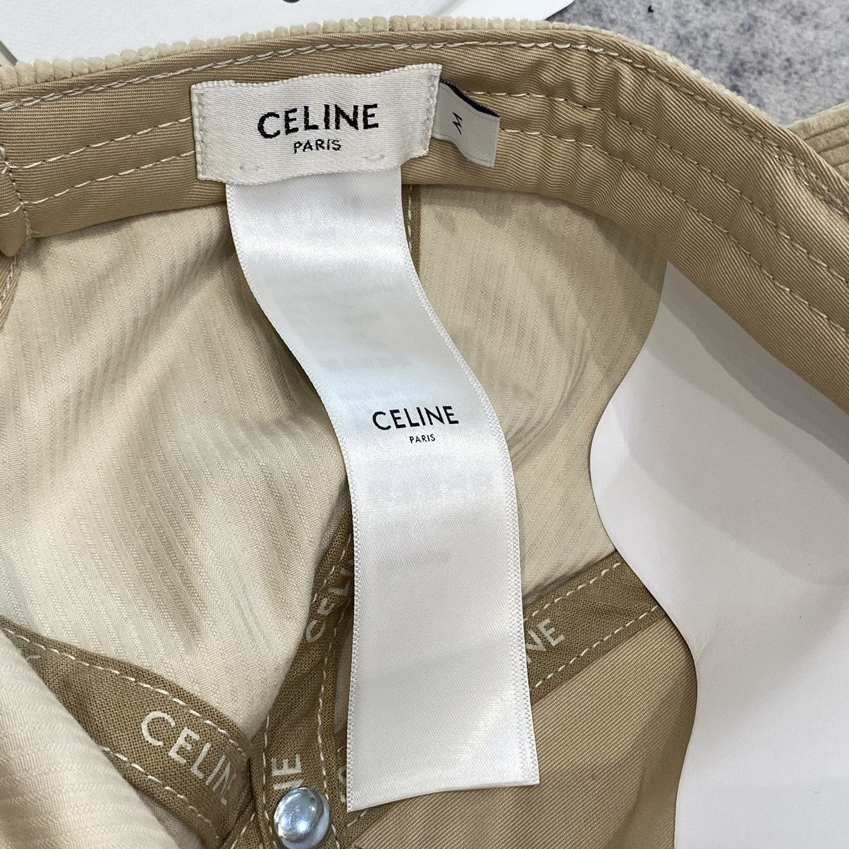 Celine CELINE Triomphe Baseball Cap In Cotton Size ONE SIZE - 6 Thumbnail