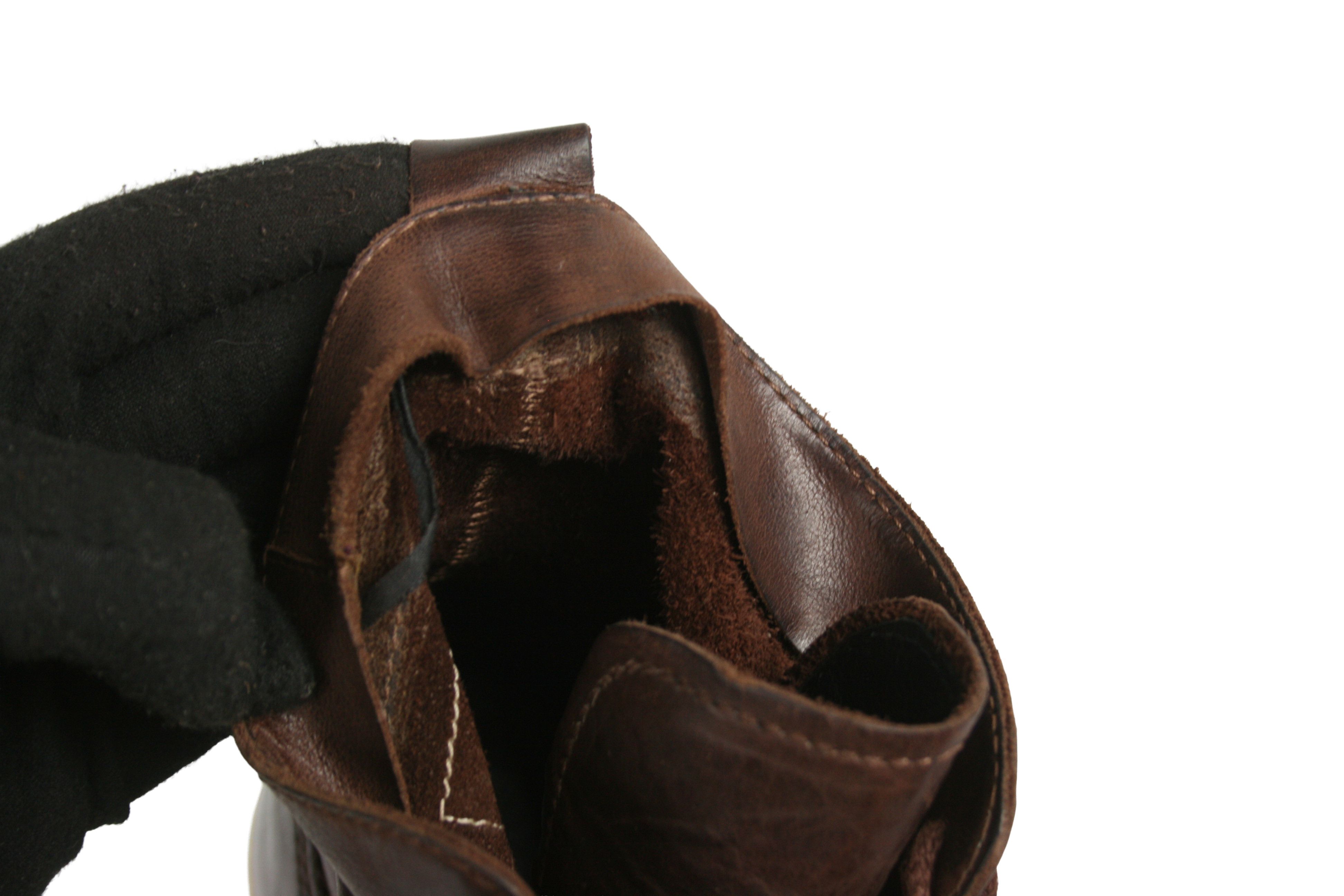 Dirk Bikkembergs 00S Military Combat Leather Boots Vintage Size US 10 / EU 43 - 13 Thumbnail