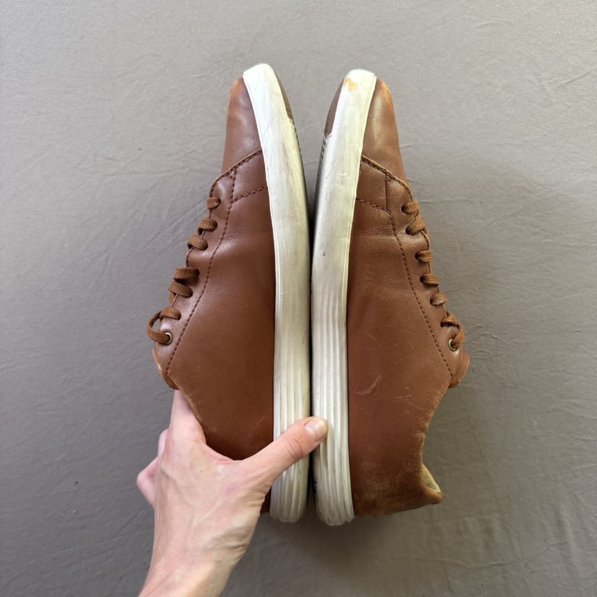 Cole Haan Cole Haan Grand Crosscourt Il Leather Sneakers Size US 10 / EU 43 - 2 Thumbnail