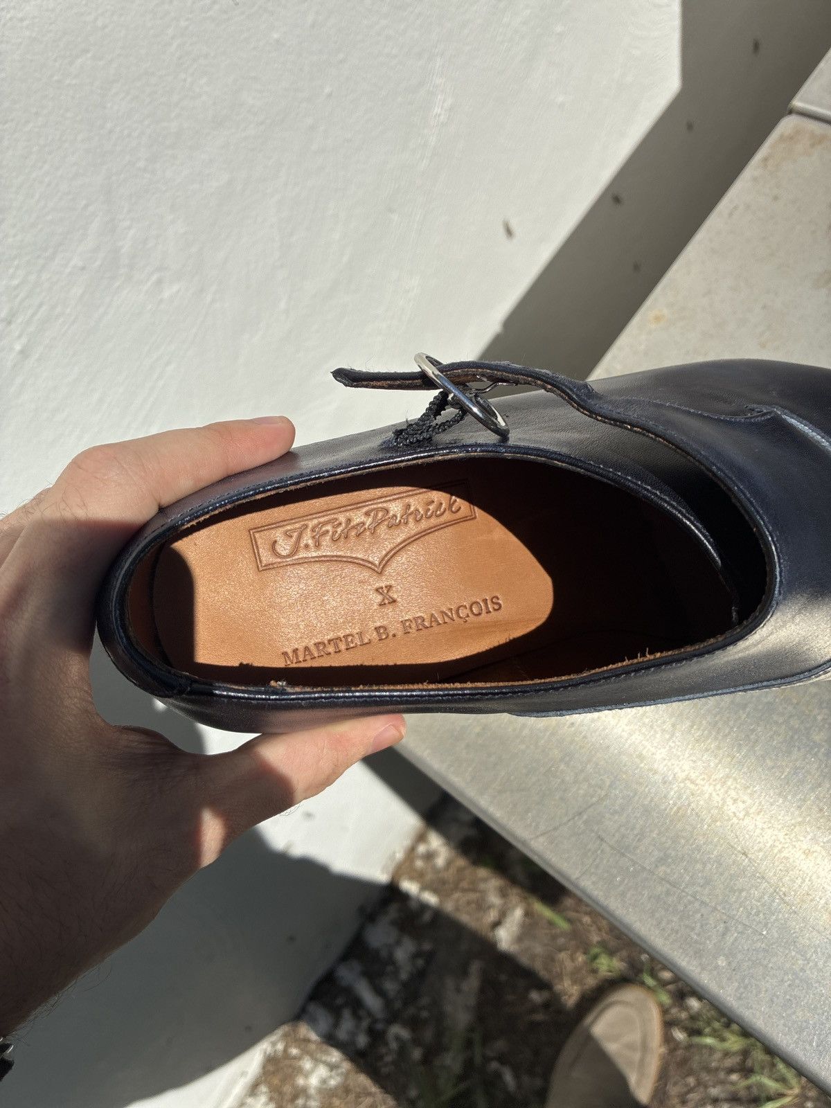 J.FitzPatrick J. Fitzpatrick Martel Blue Calf Monkstrap UK6.5E/US7.5 Size US 7.5 / EU 40-41 - 6 Thumbnail