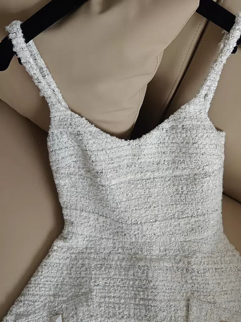 Valentino Valentino Silver silk slip dress Size XXS / US 00 / IT 34 - 5 Thumbnail