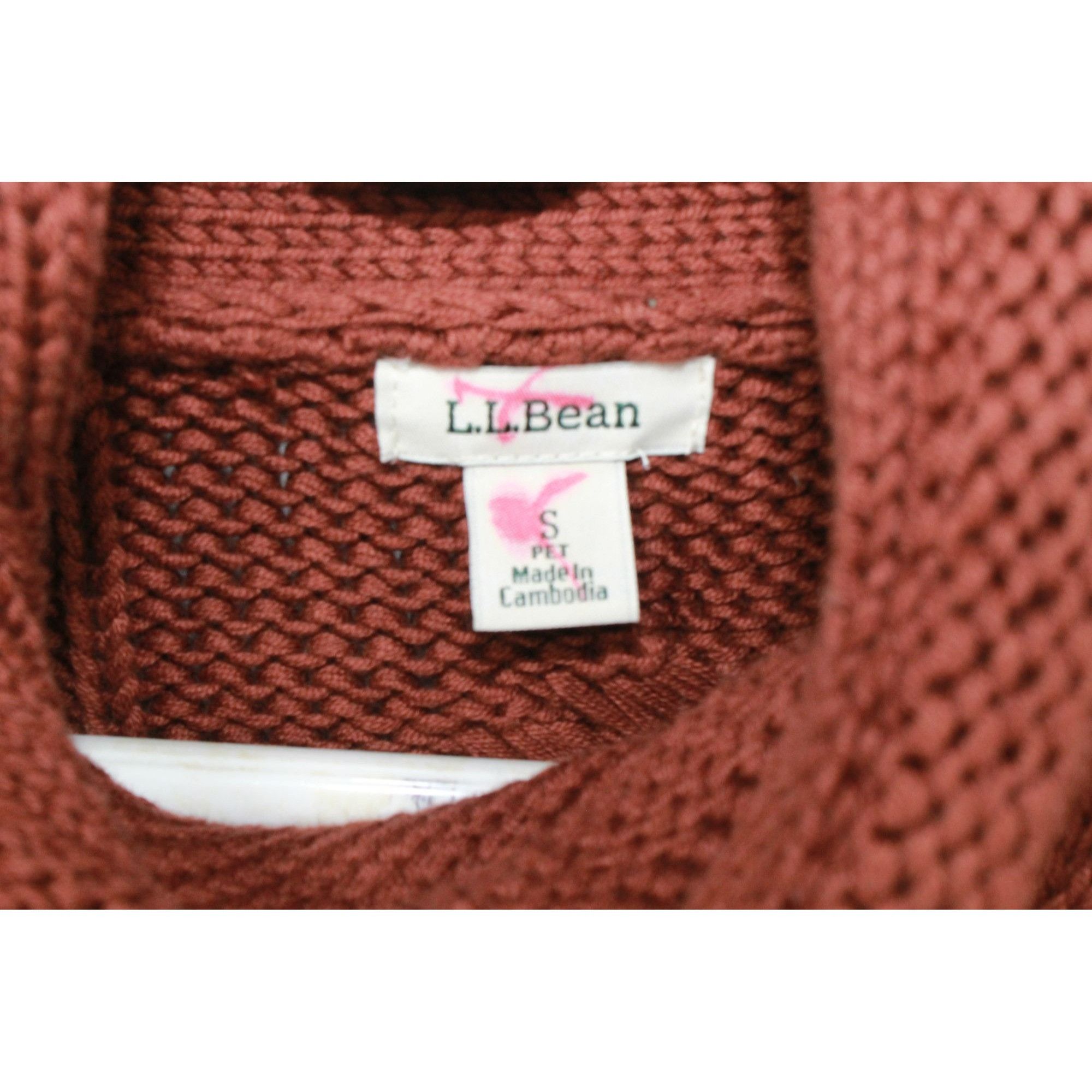 L.L. Bean LL Bean Women's Double L Mixed Cable Sweater Funnelneck Size S / US 4 / IT 40 - 7 Thumbnail