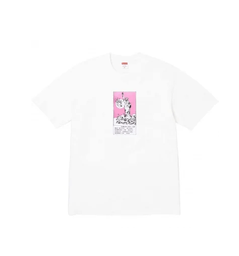 Supreme Supreme Liberty Tee White Size Large Size US L / EU 52-54 / 3 - 1 Thumbnail