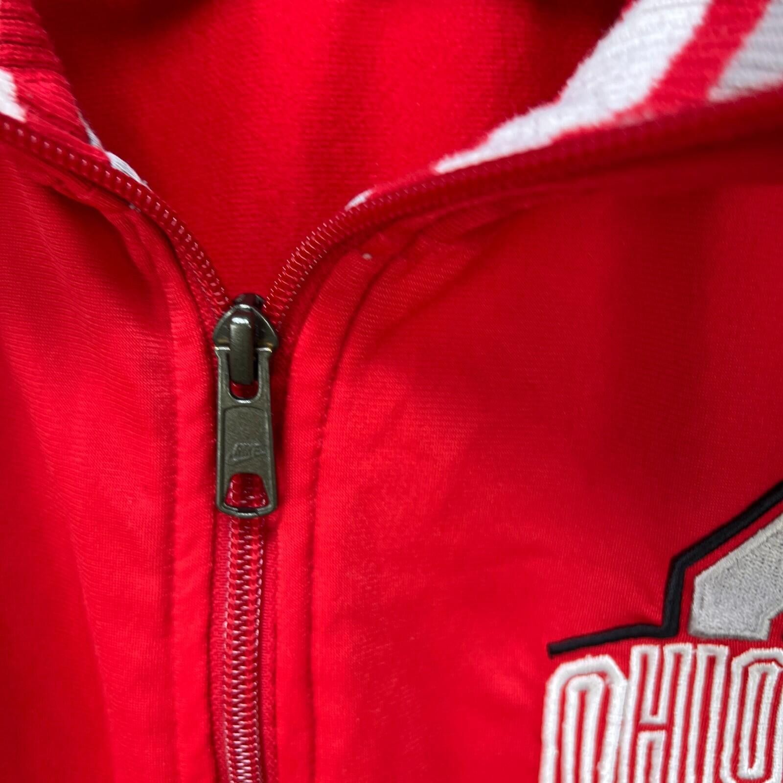 Other Vintage Nike Ohio State Buckeyes Track Jacket XL Size ONE SIZE - 5 Thumbnail