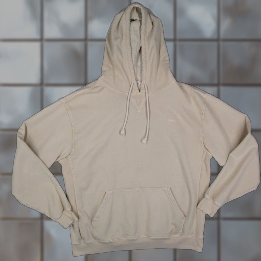 Katin Katin Hoodie Mens XL Beige Fleece Pullover Embroidered Logo Kangaroo Pocket Size US XL / EU 56 / 4 - 1 Thumbnail