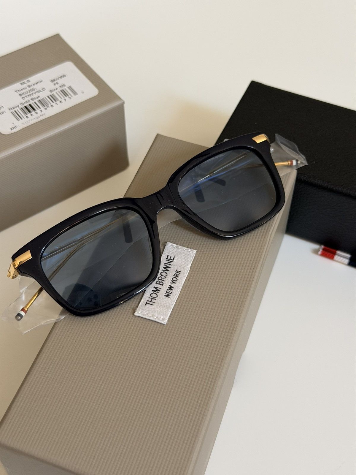 Thom Browne Thom Browne TB-701 Eyeglasses - Gold/Black - 49mm Size ONE SIZE - 2 Thumbnail